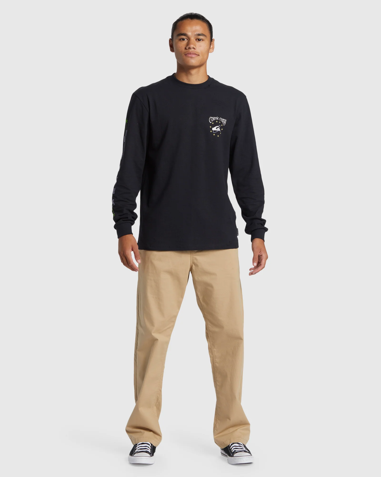 Mens Cosmic Long Sleeve T-Shirt - Image 5
