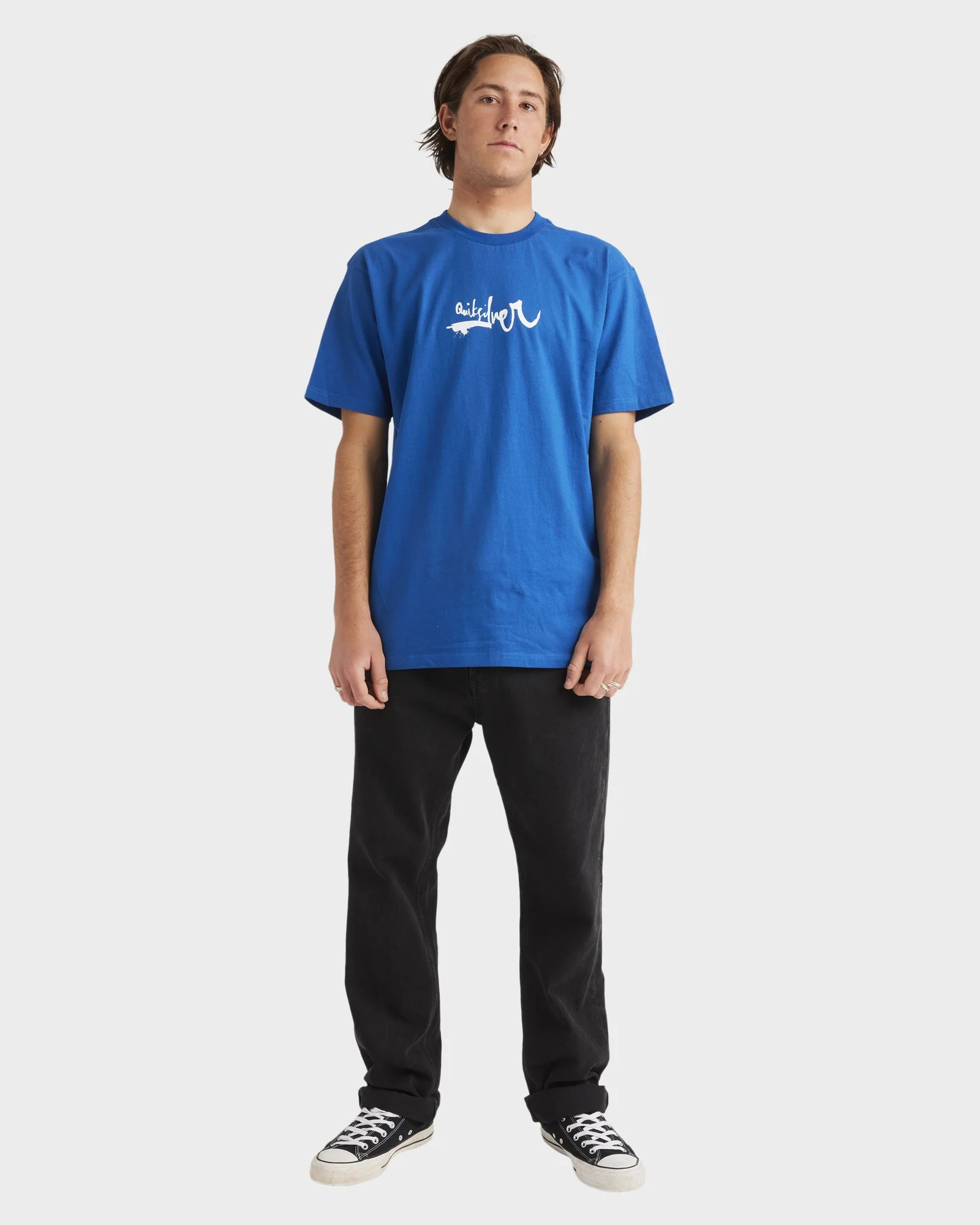 Mens Quiksilver Impaired Logo T-Shirt - Image 5