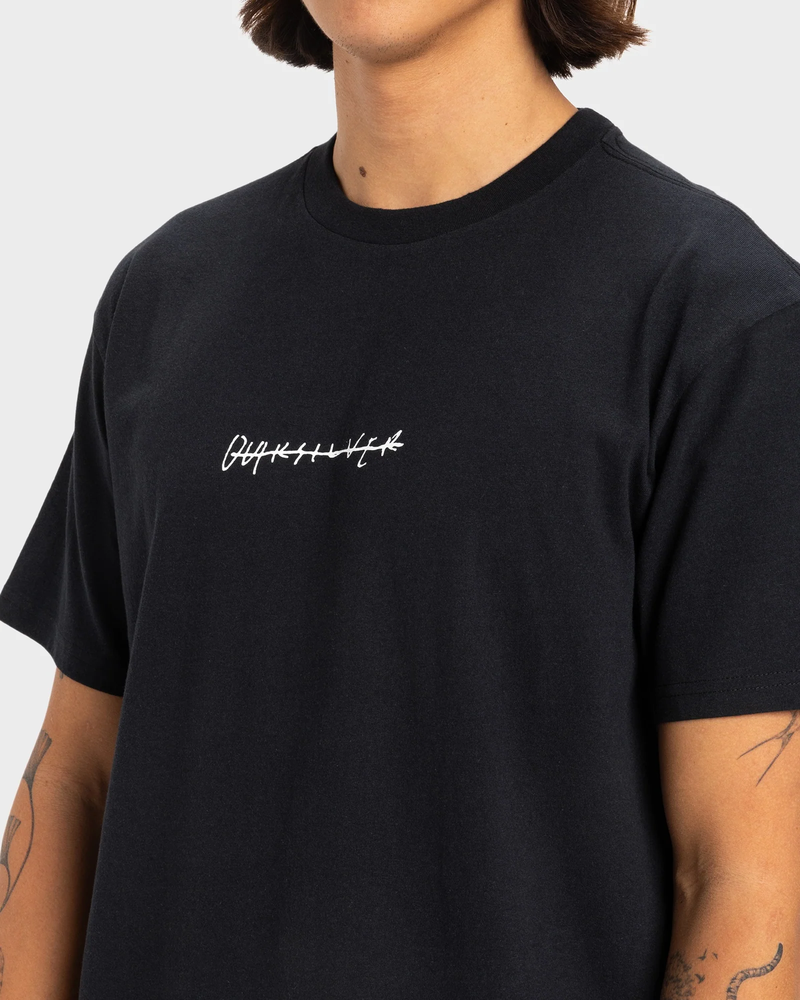 Mens Quiksilver Rushed Logo Dna T-Shirt - Image 3