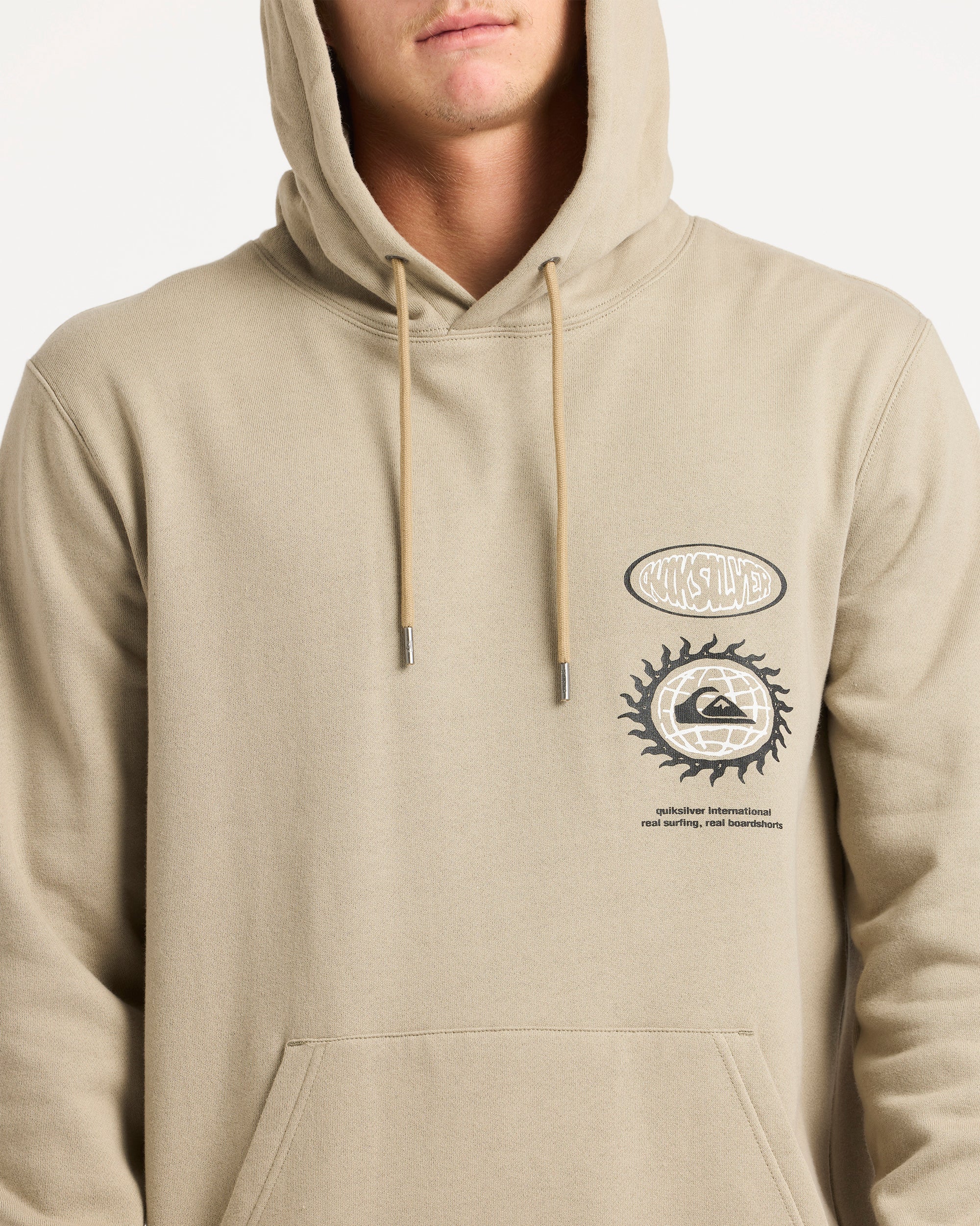 Mens Quik Global Pullover Hoodie - Image 3