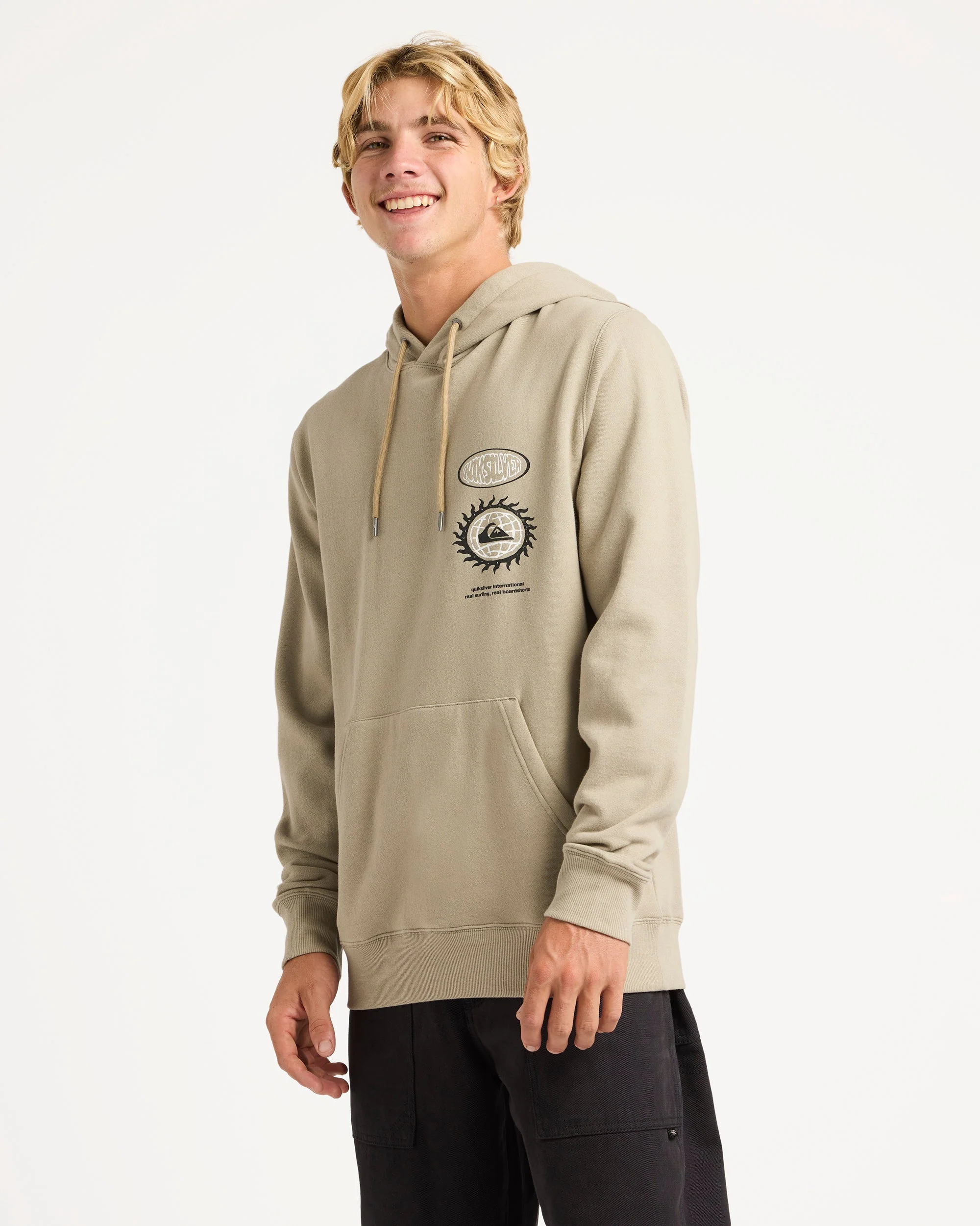Mens Quik Global Pullover Hoodie - Image 4