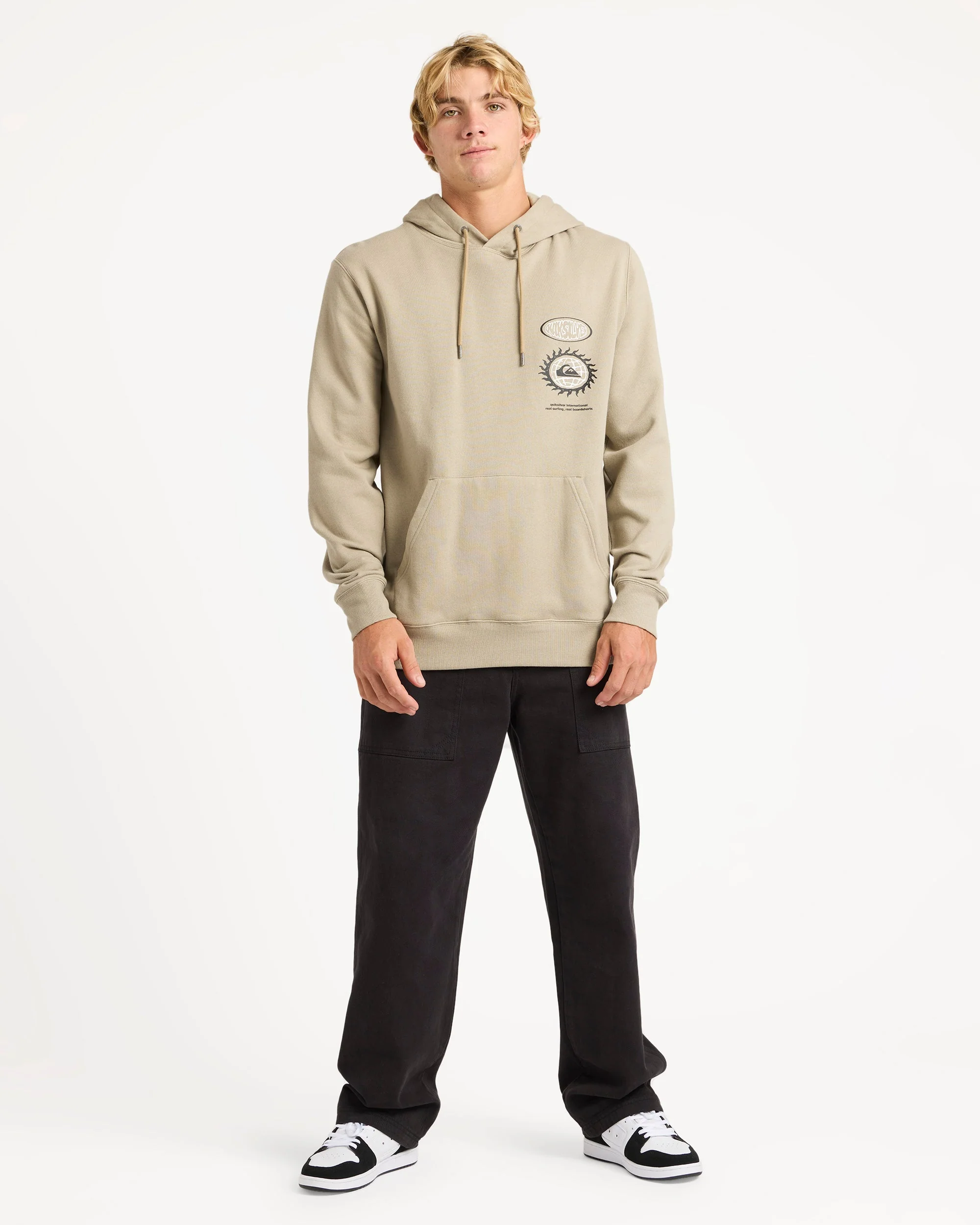 Mens Quik Global Pullover Hoodie - Image 5