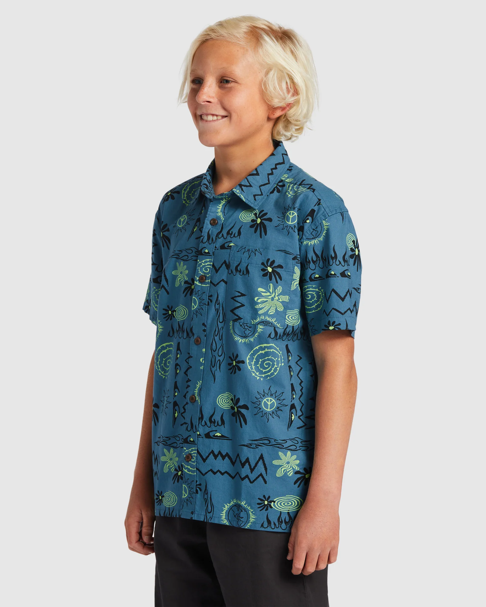 Boys 8-16 Radical Times Short Sleeve Shirt - Image 2