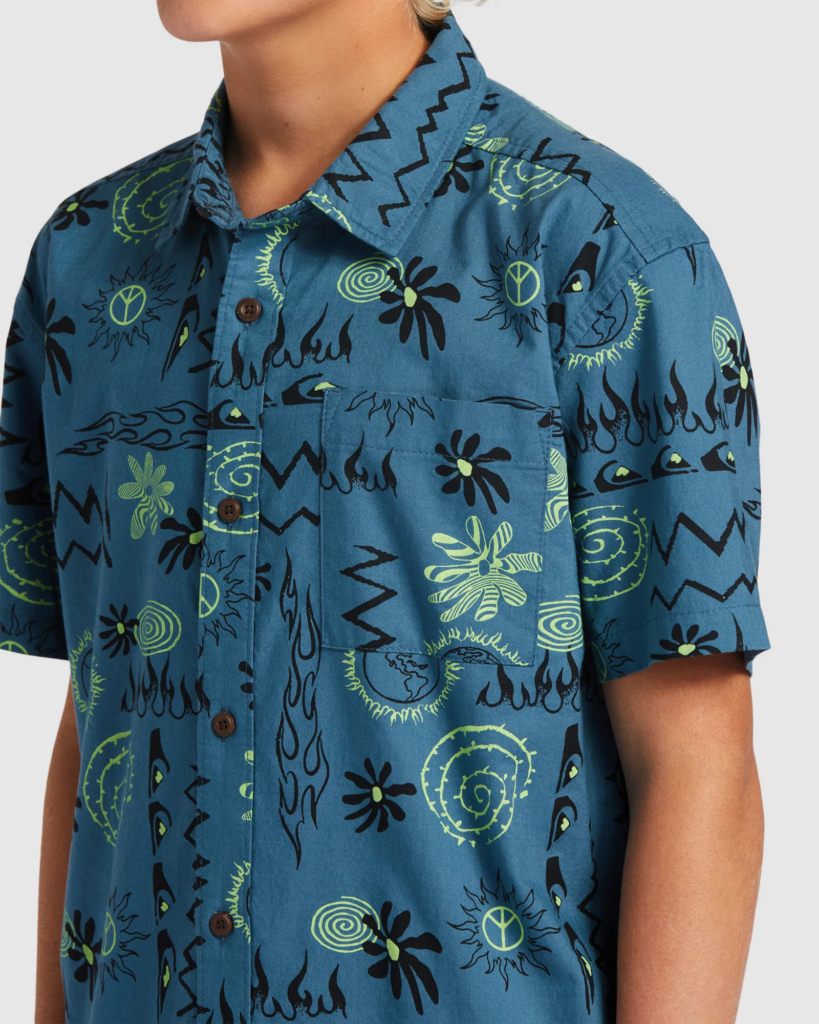 Boys 8-16 Radical Times Short Sleeve Shirt - Image 4