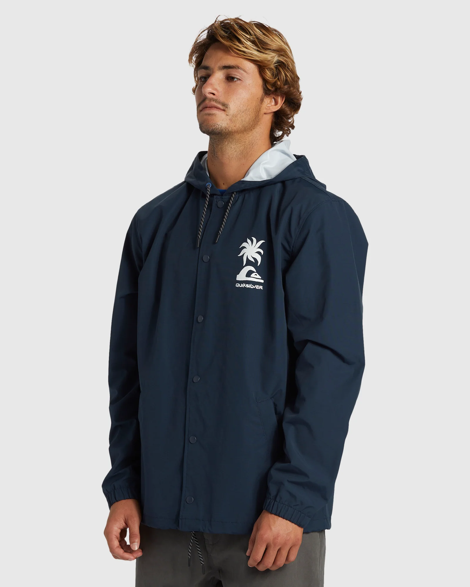 Mens Rain Cloud Hooded Track Jacket - Image 2