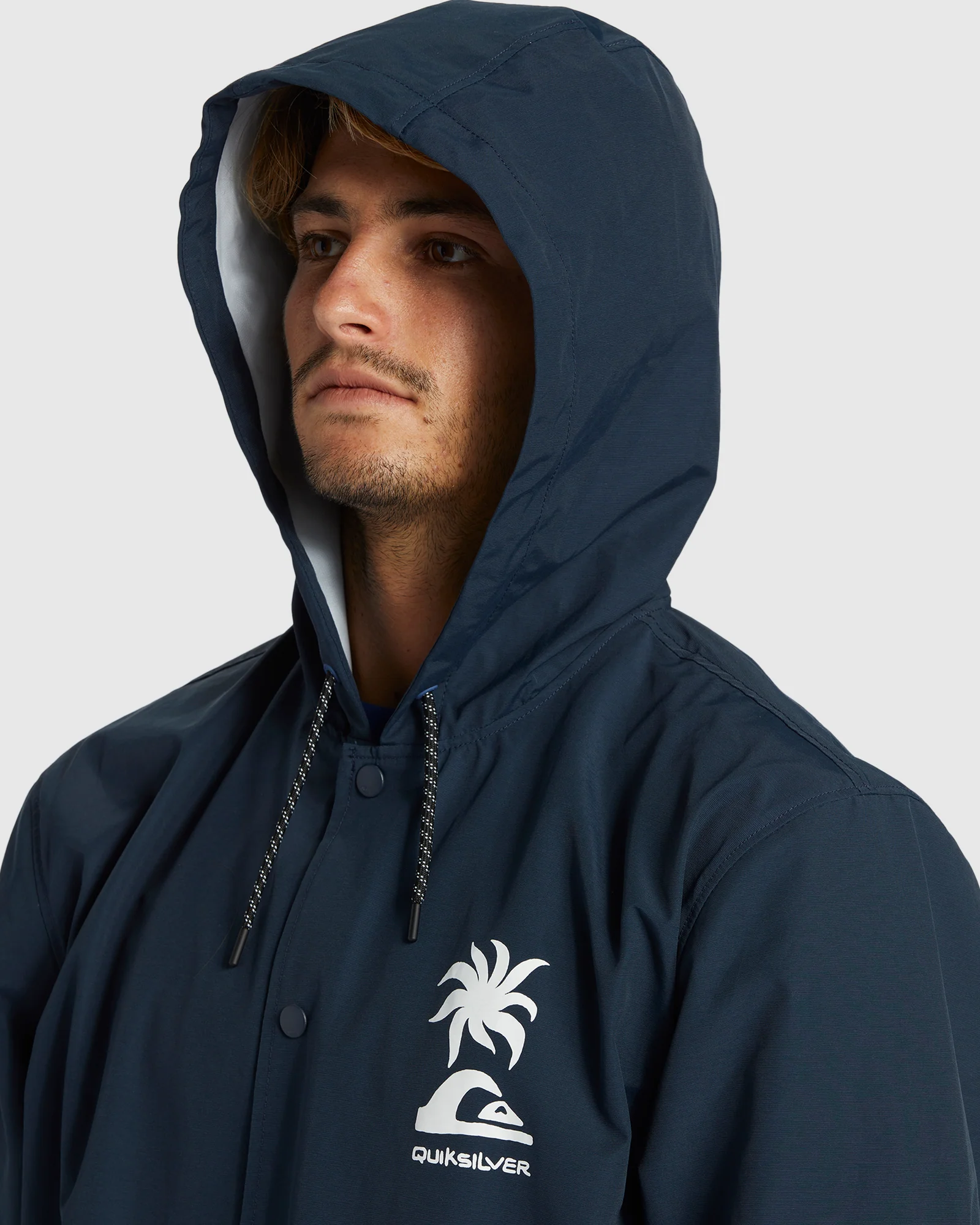 Mens Rain Cloud Hooded Track Jacket - Image 4