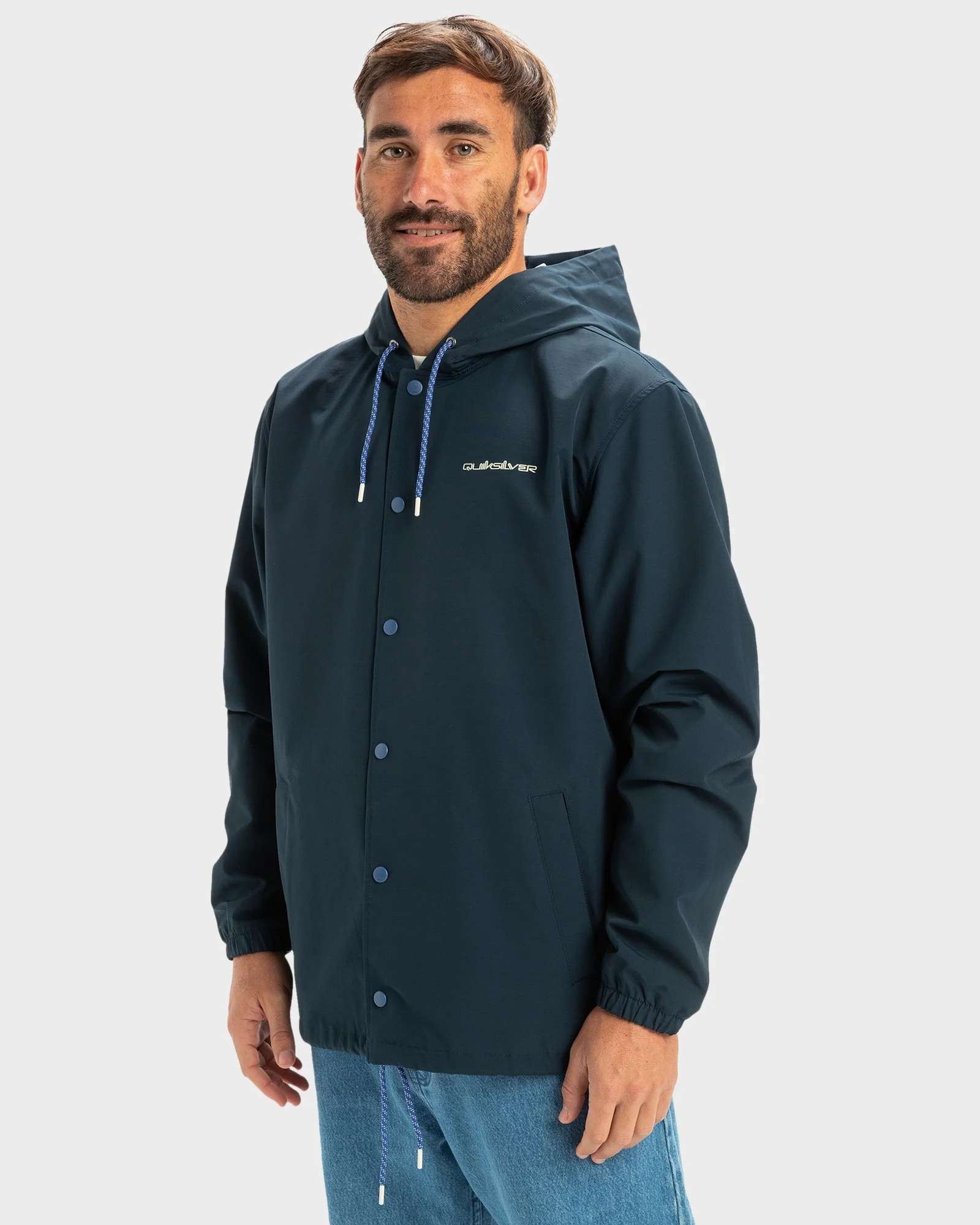 Mens Rain Cloud Hooded Waterproof Jacket - Image 2