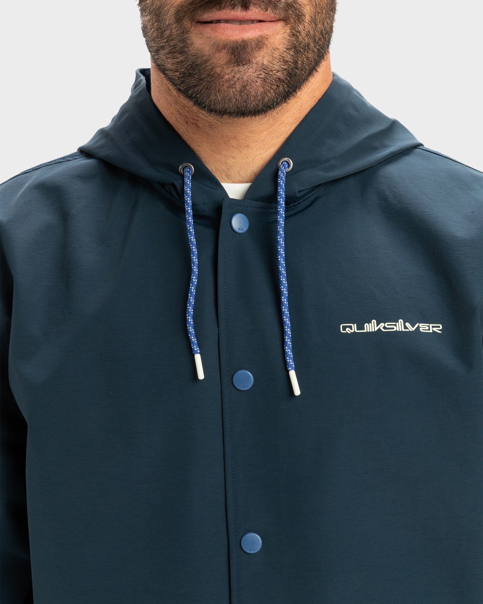 Mens Rain Cloud Hooded Waterproof Jacket - Image 3