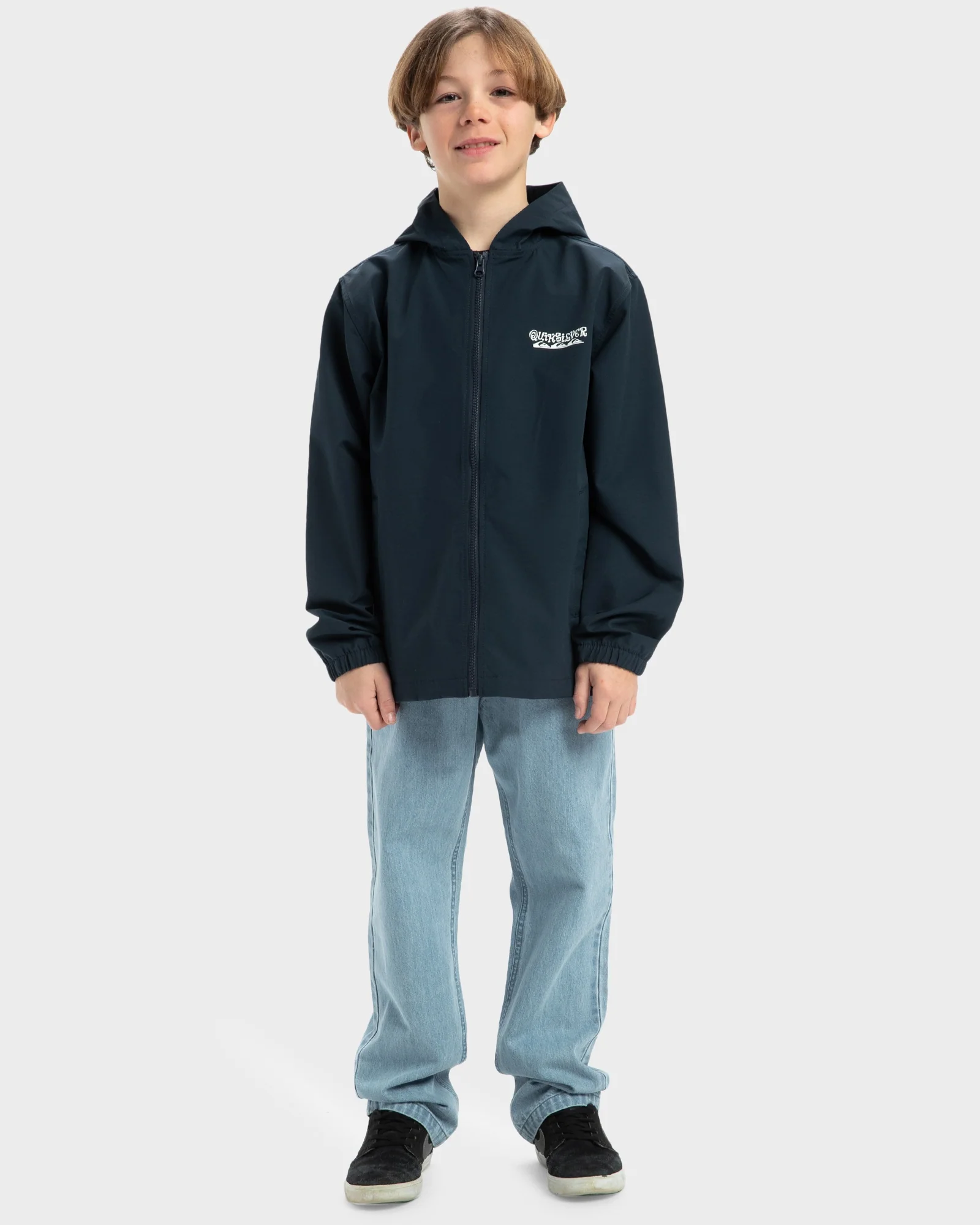 Boys 8-16 Rain Cloud Coach Jacket - Image 4