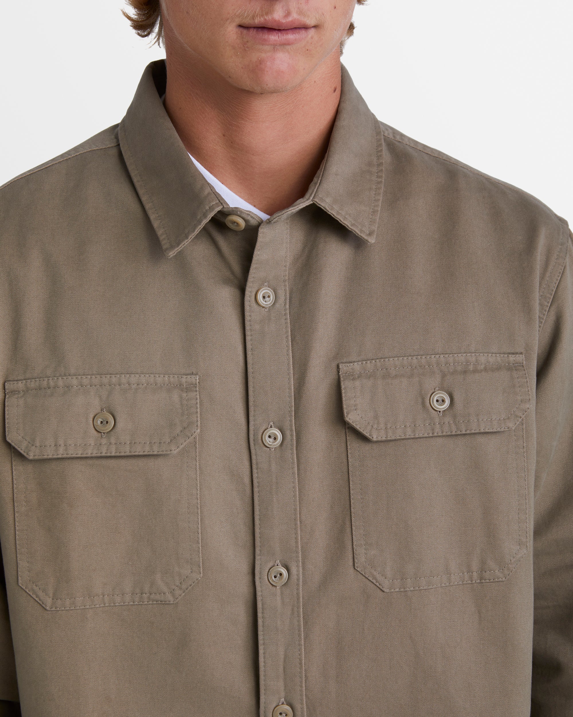 Mens Reef Casual Long Sleeve Shirt - Image 3