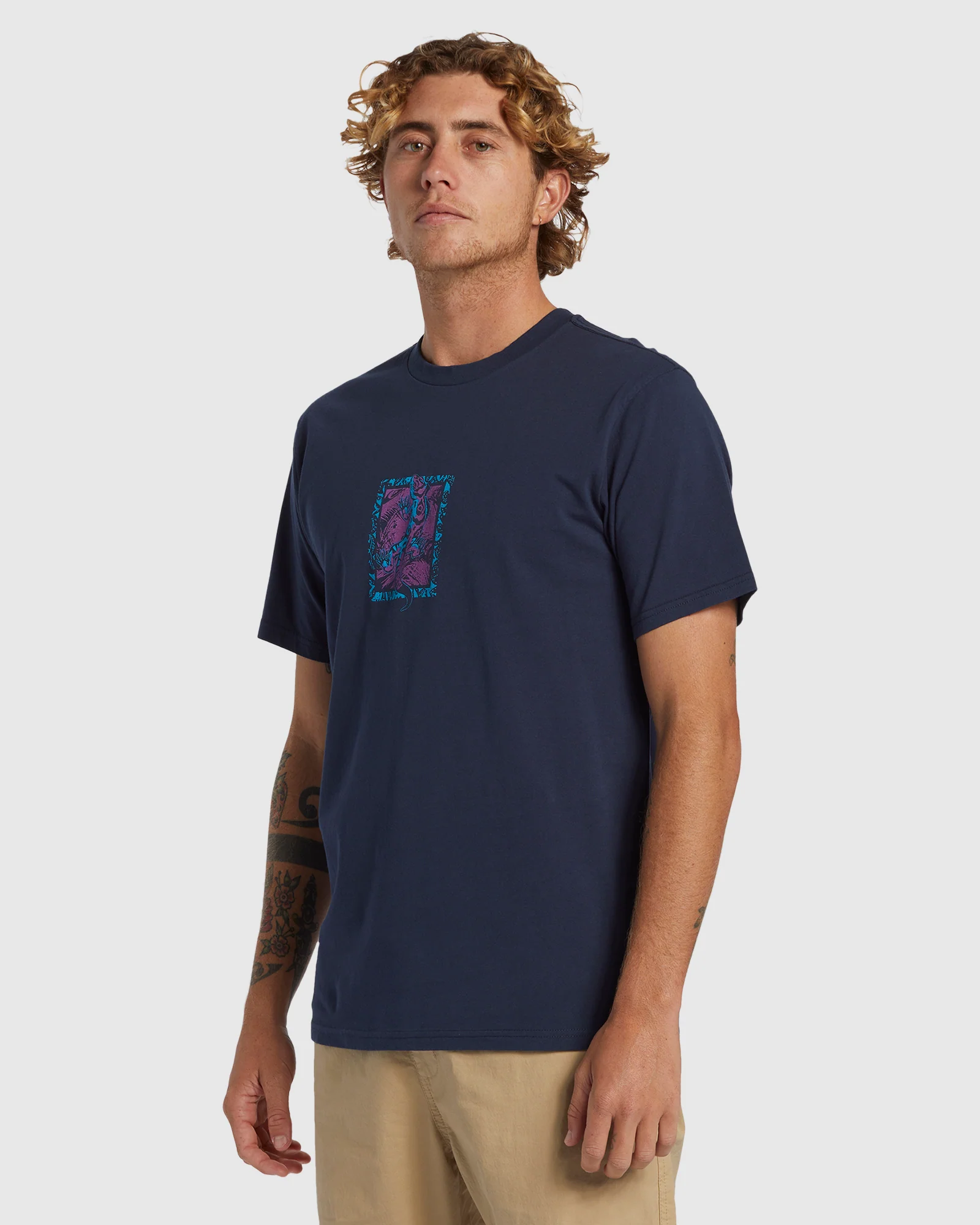 Mens Reptillia Oversized Short Sleeve T-Shirt - Image 2