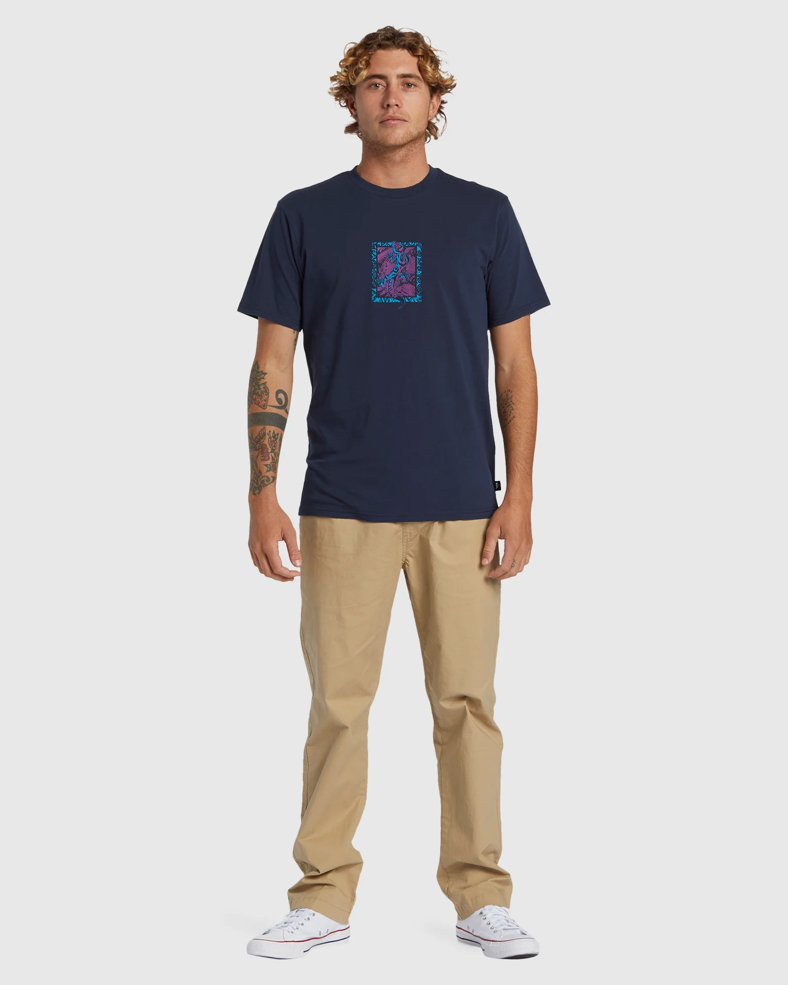 Mens Reptillia Oversized Short Sleeve T-Shirt - Image 5