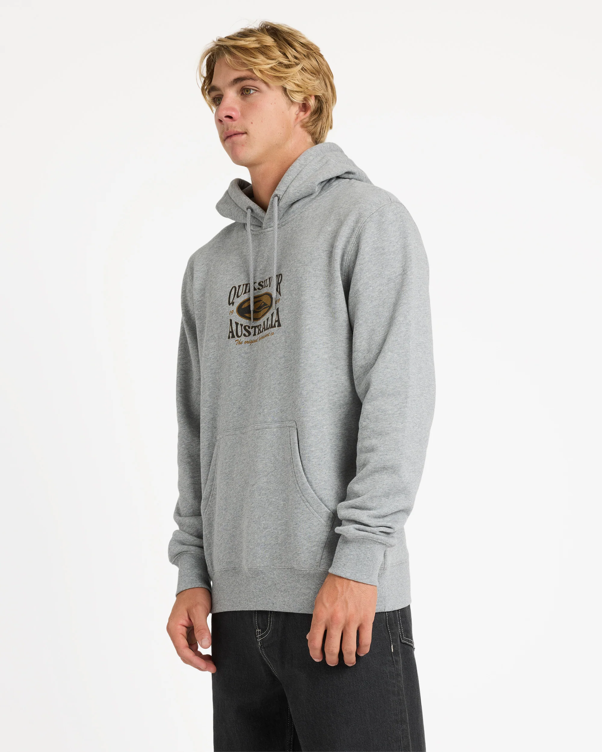 Mens Retro Lock Up Pullover Hoodie - Image 2