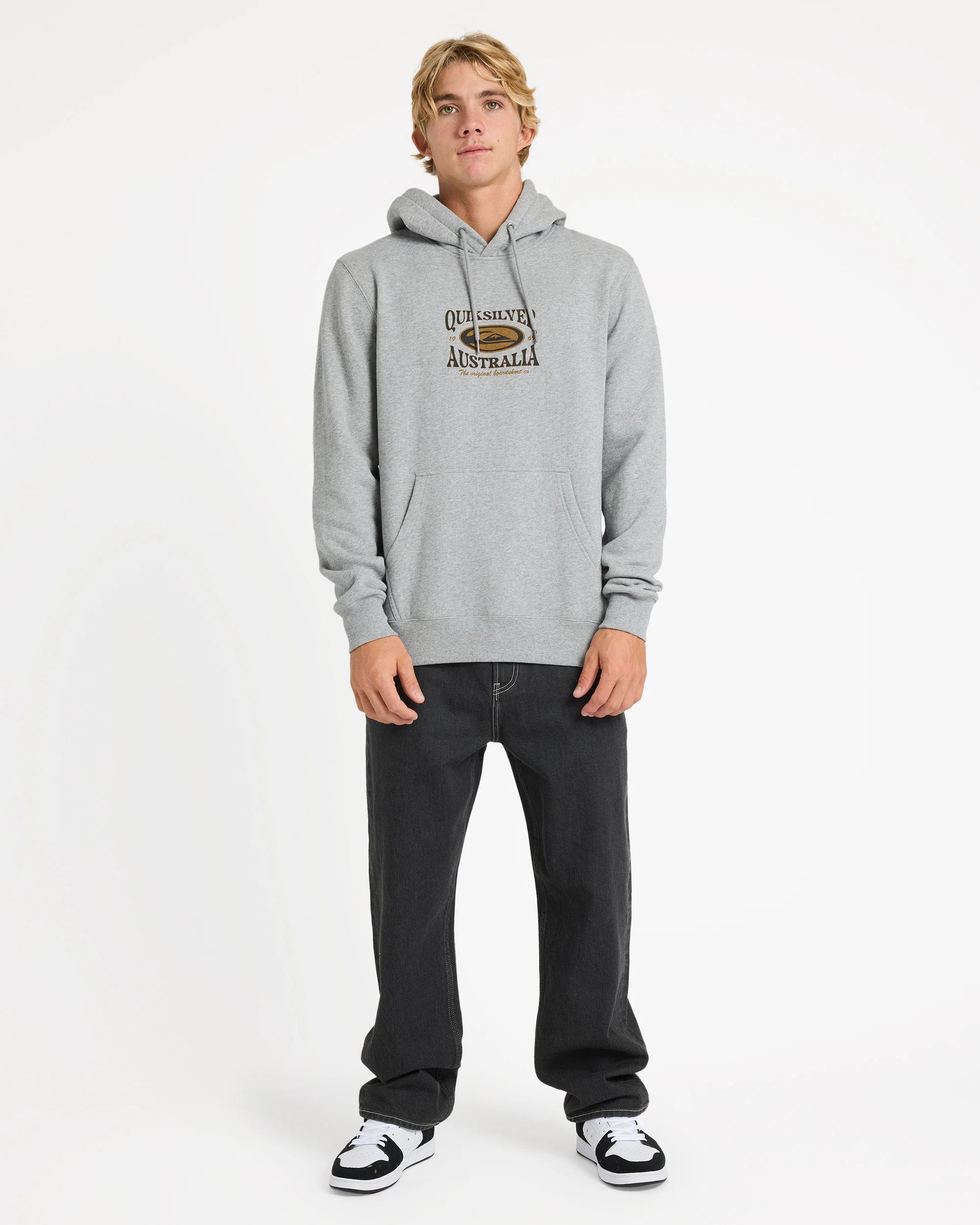 Mens Retro Lock Up Pullover Hoodie - Image 5