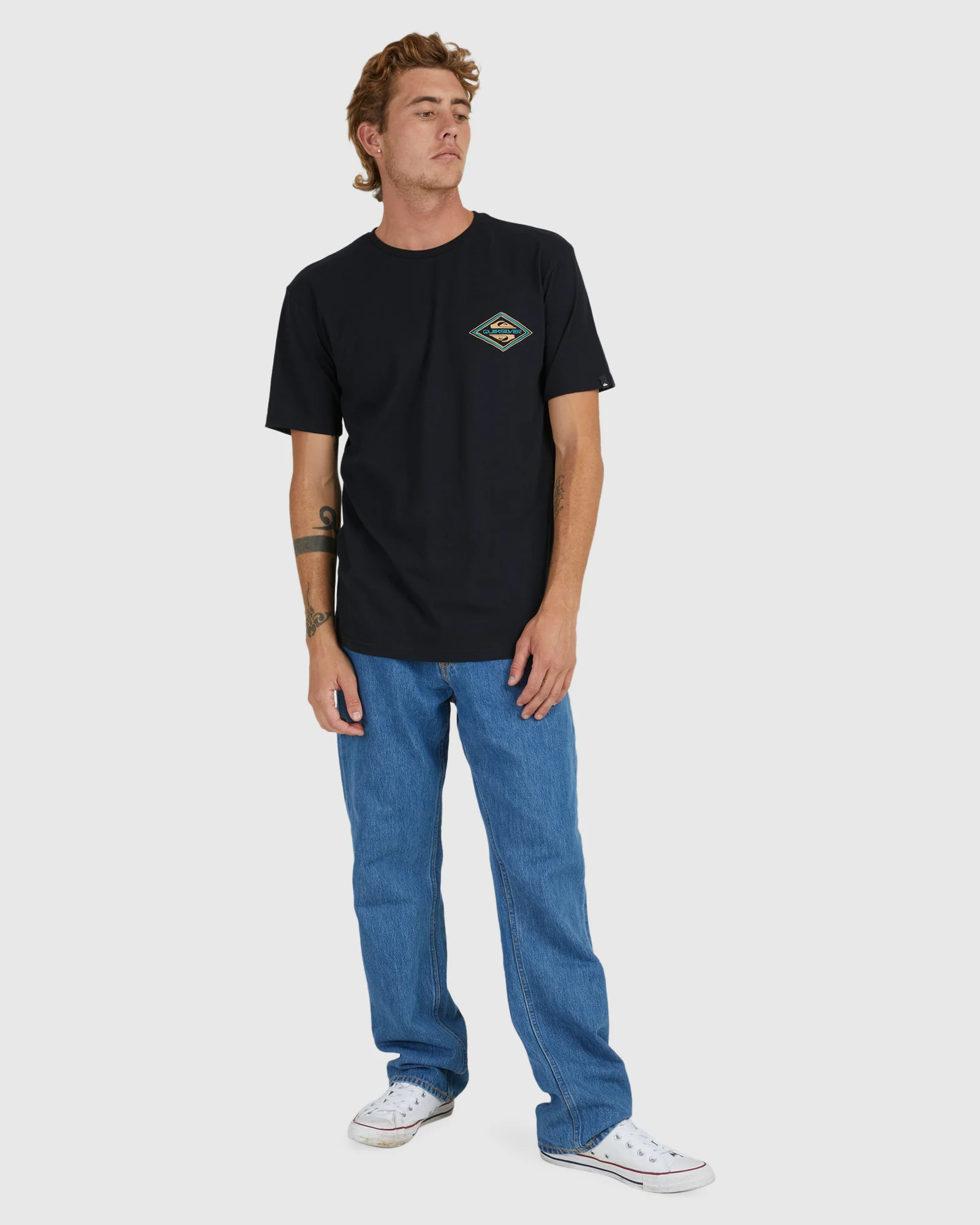 Mens Reverse Logo T-Shirt - Image 5