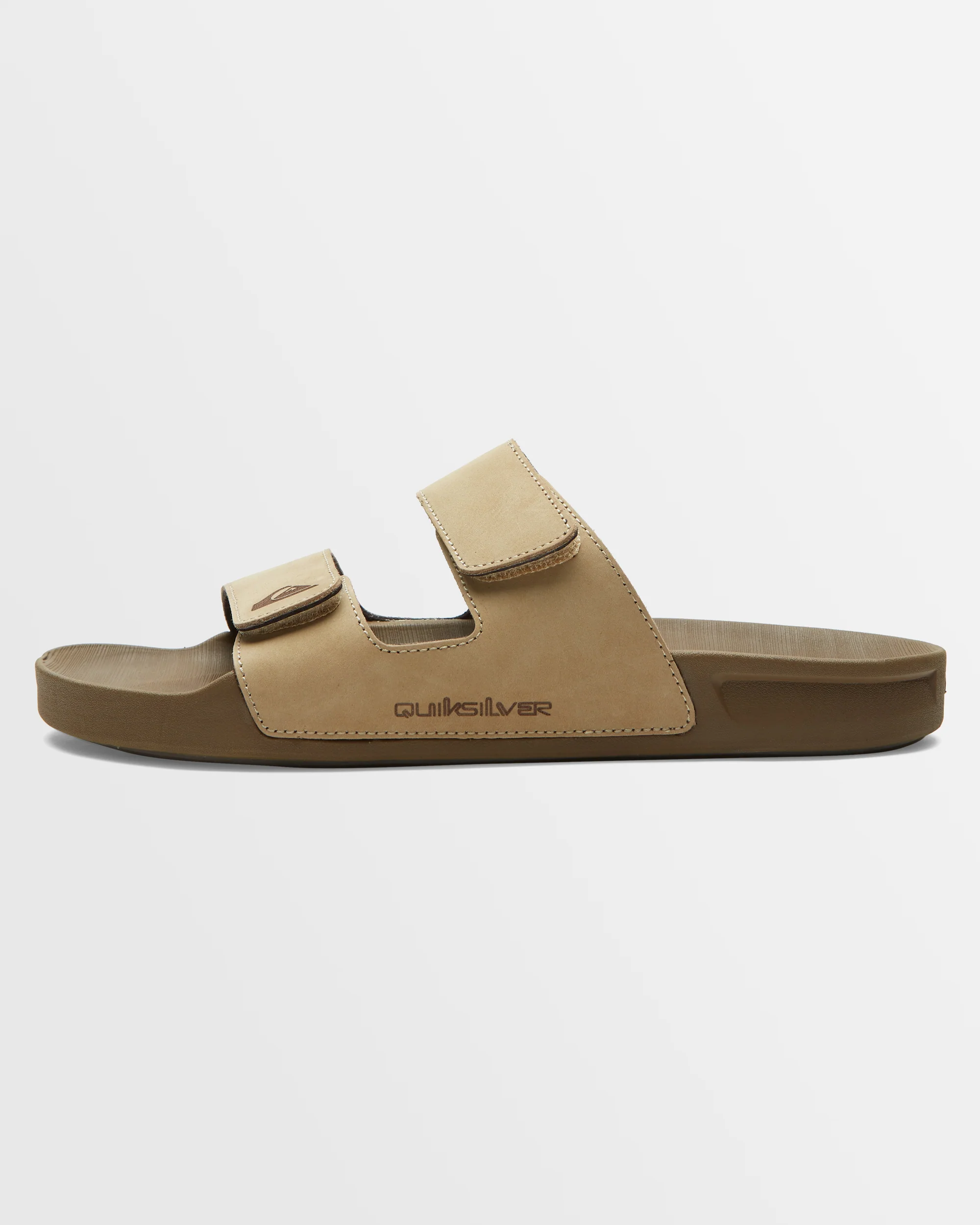 Mens Rivi Leather Slider Sandals - Image 2
