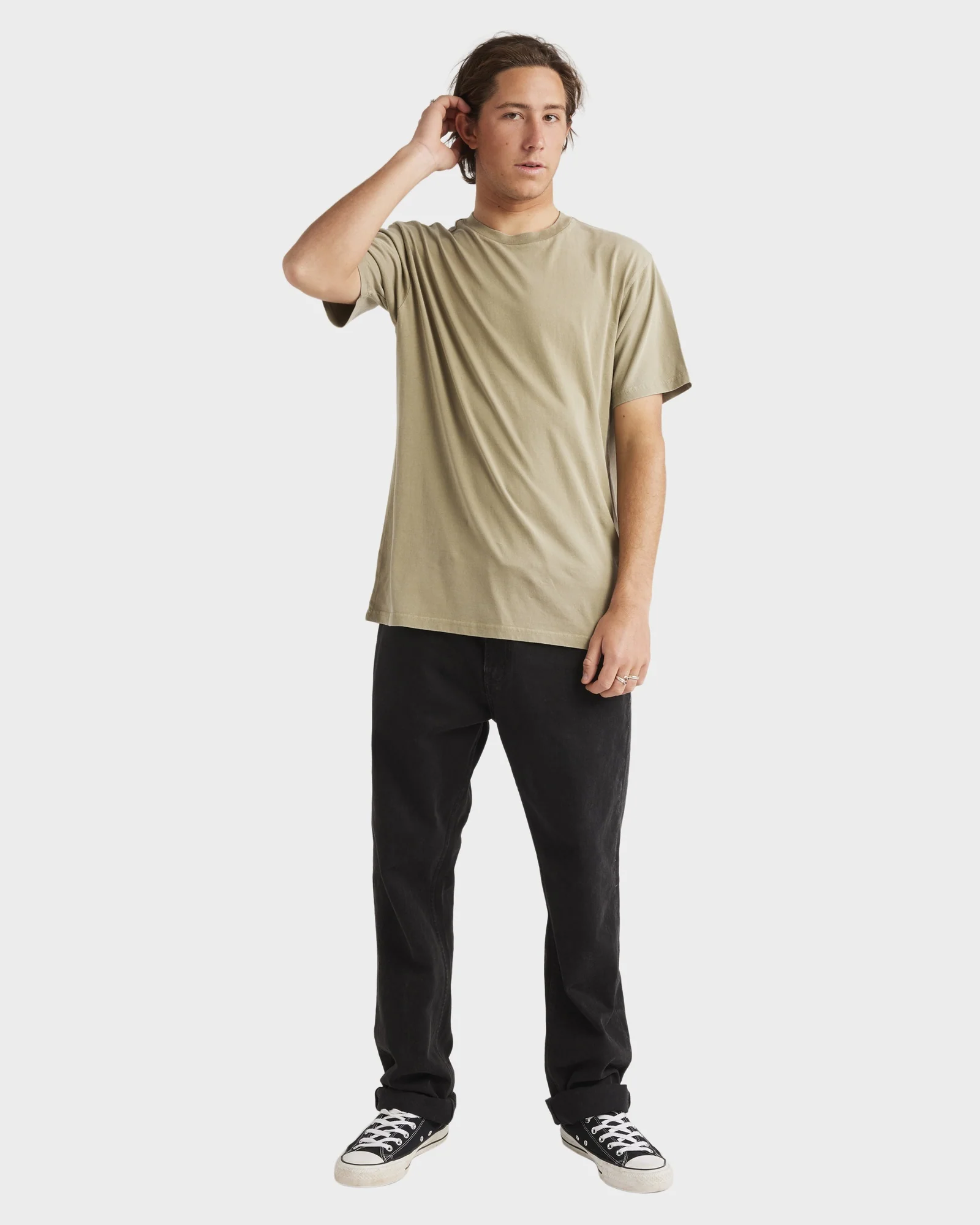 Mens Salt Water Crew T-Shirt - Image 5