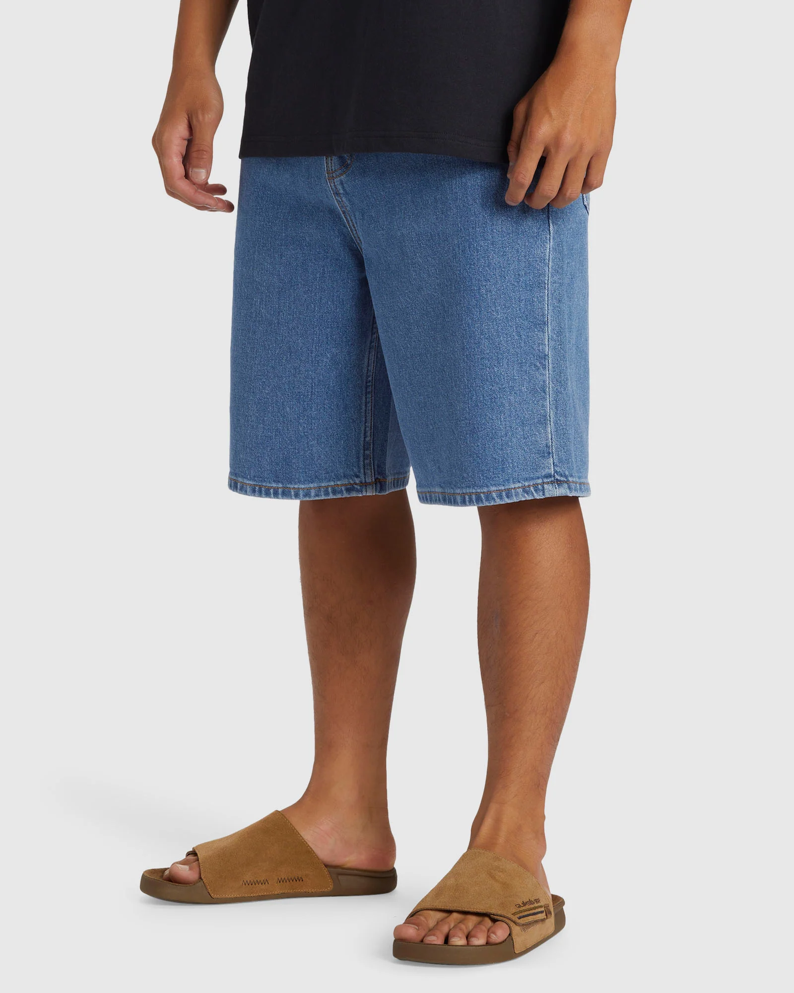 Mens Saturn Baggy Baggy Denim Shorts - Image 2