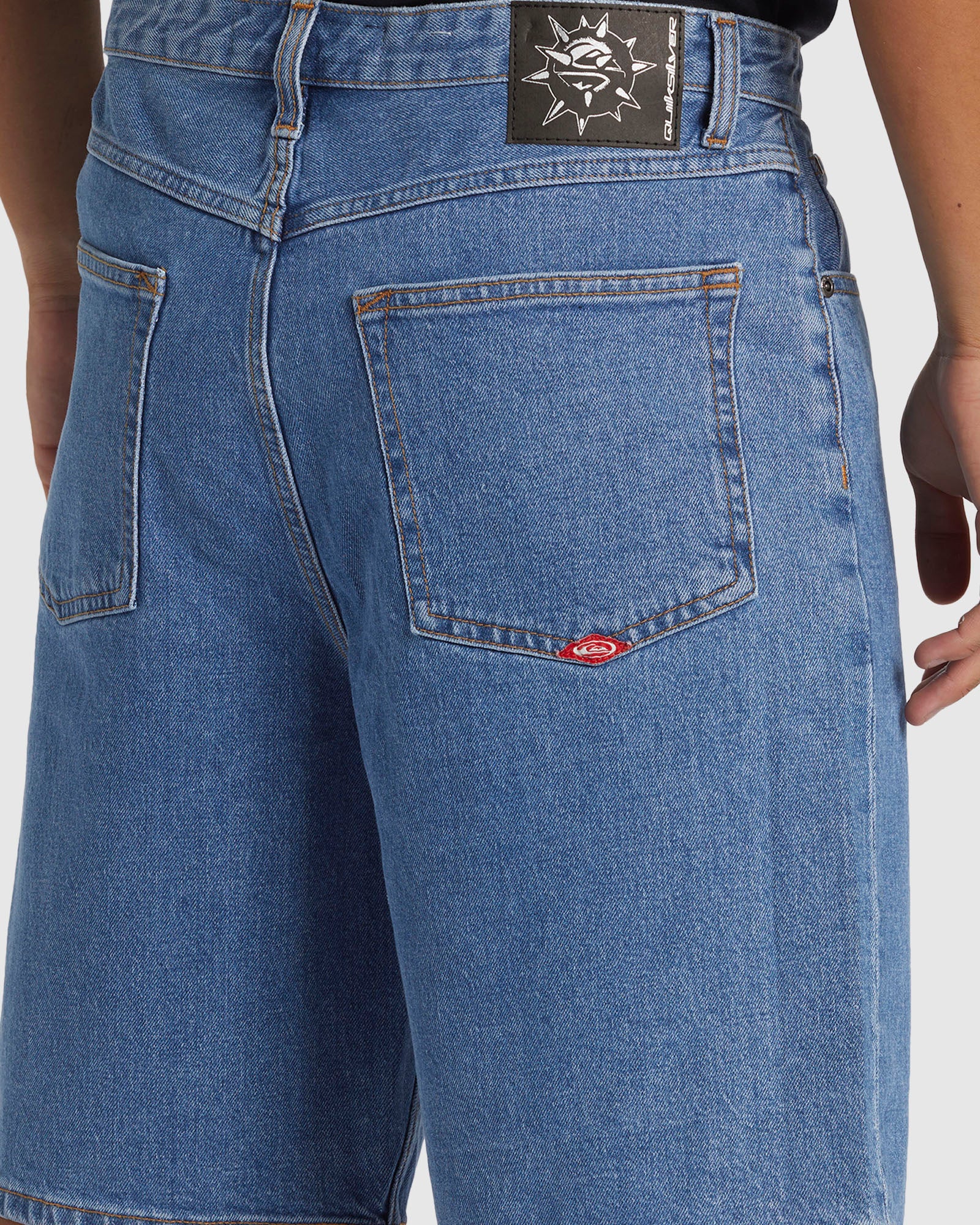 Mens Saturn Baggy Baggy Denim Shorts - Image 5