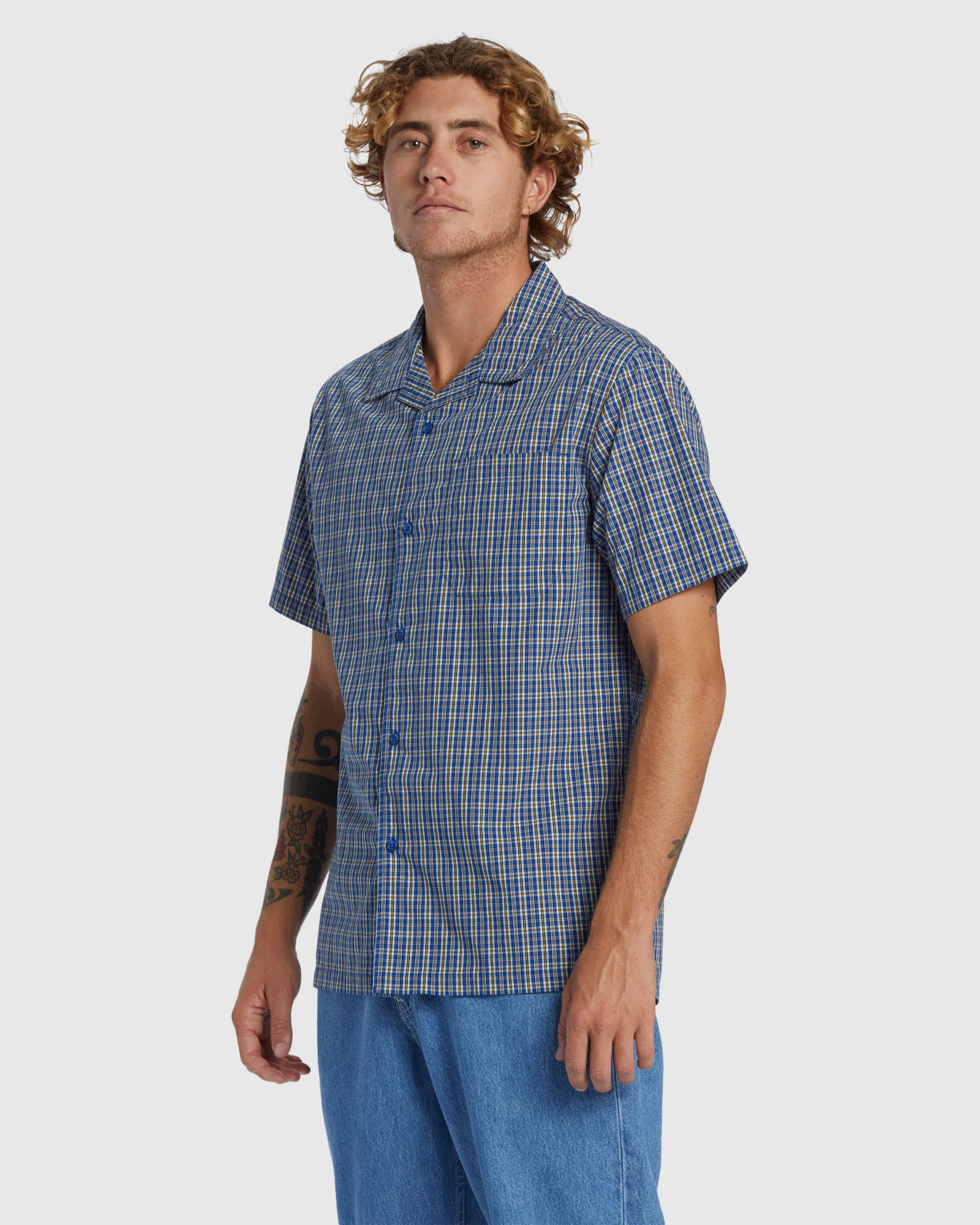 Mens Saturn Casual Short Sleeve Shirt - Image 2