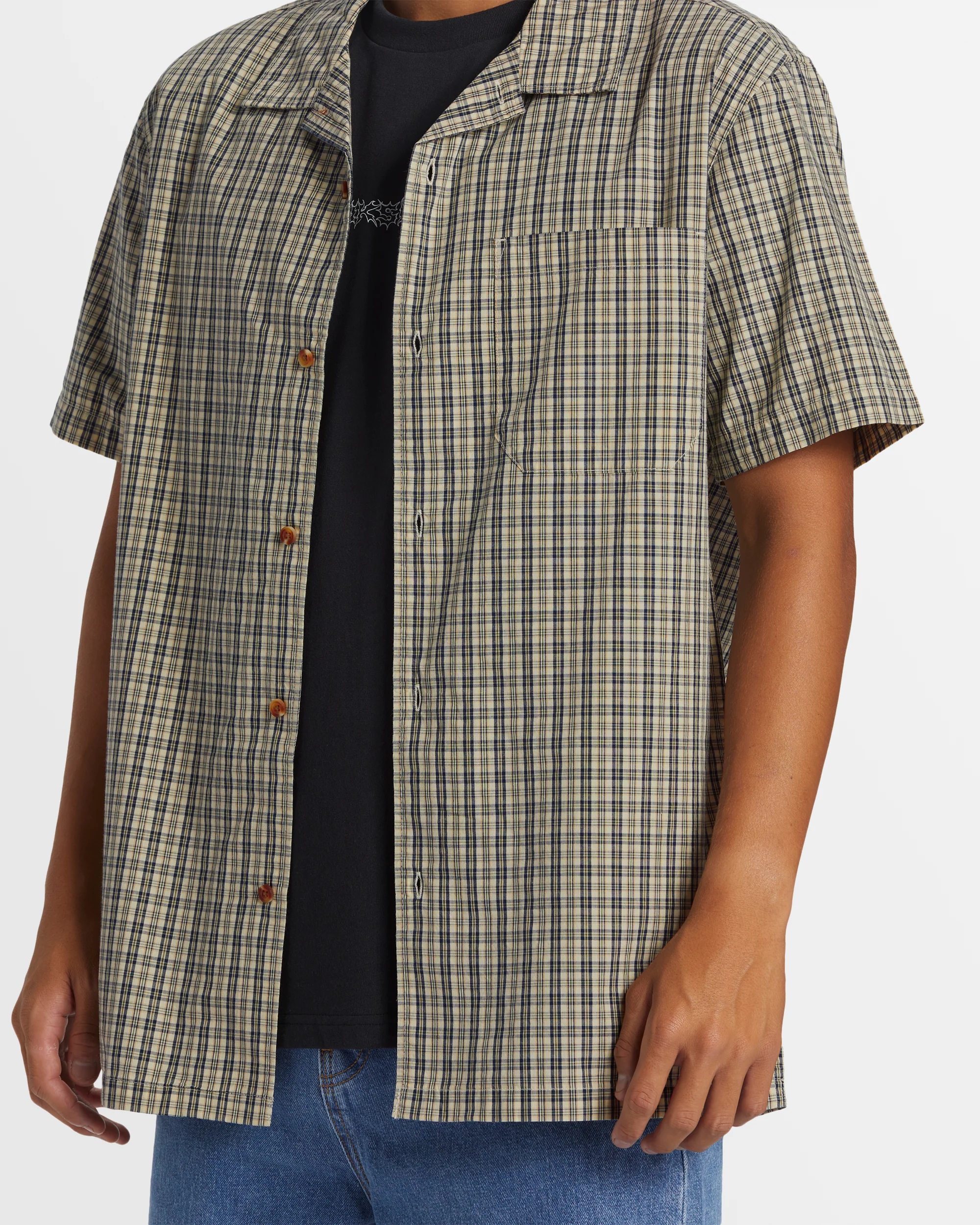Mens Saturn Casual Short Sleeve Shirt - Image 3