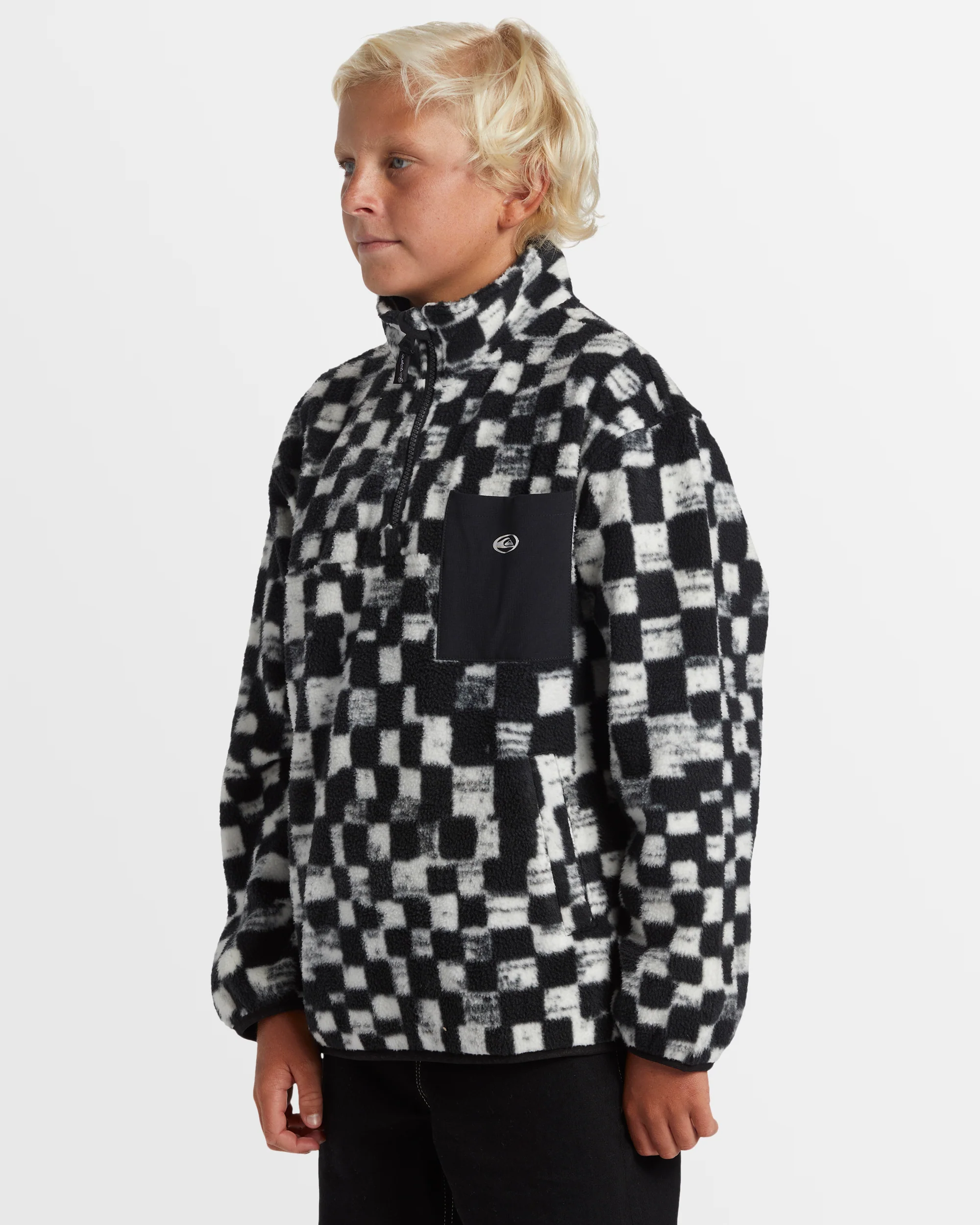 Boys 8-16 Saturn Distort Half Zip Fleece - Image 2
