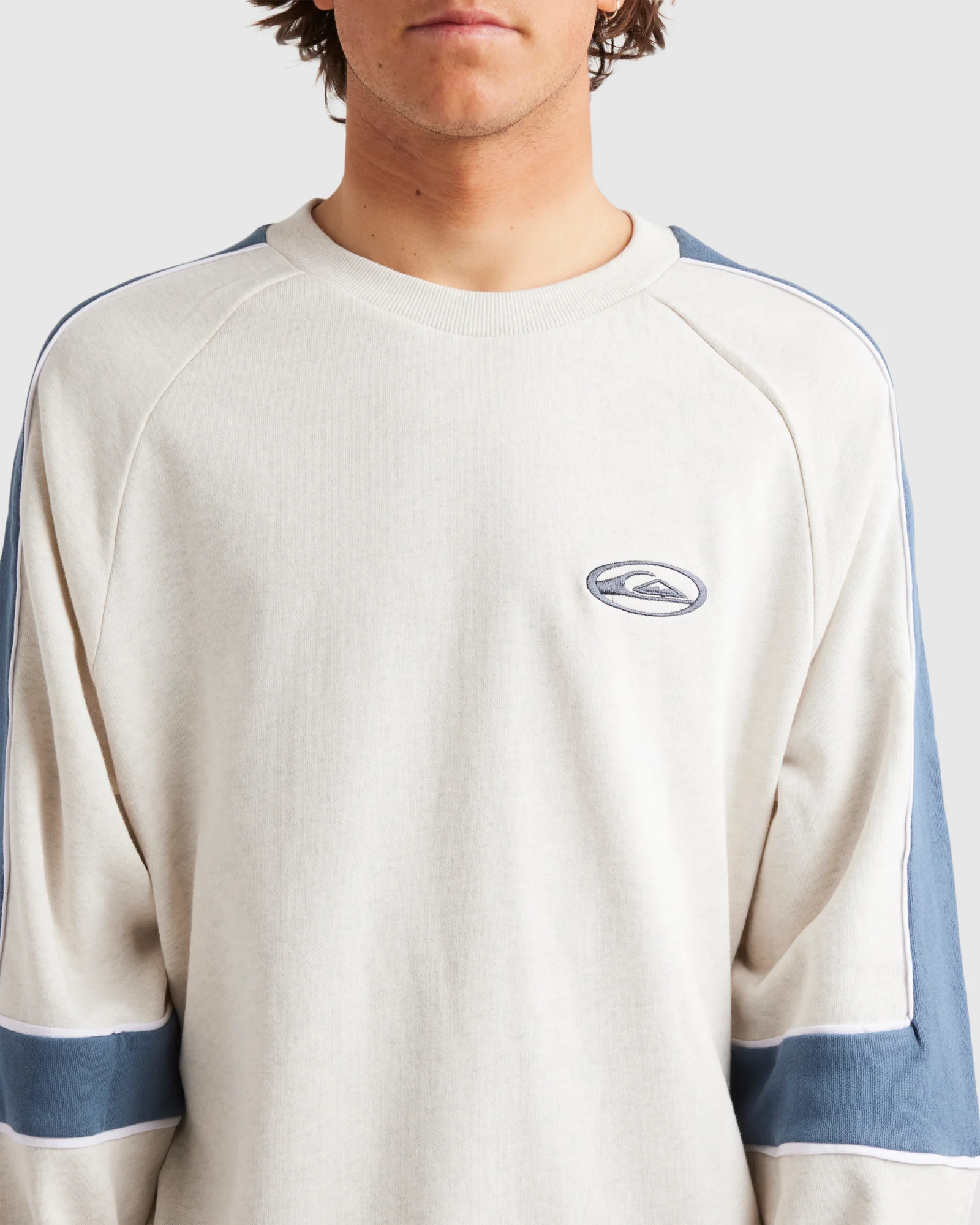 Mens Saturn Panel Crew Neck Sweatshirt - Image 4