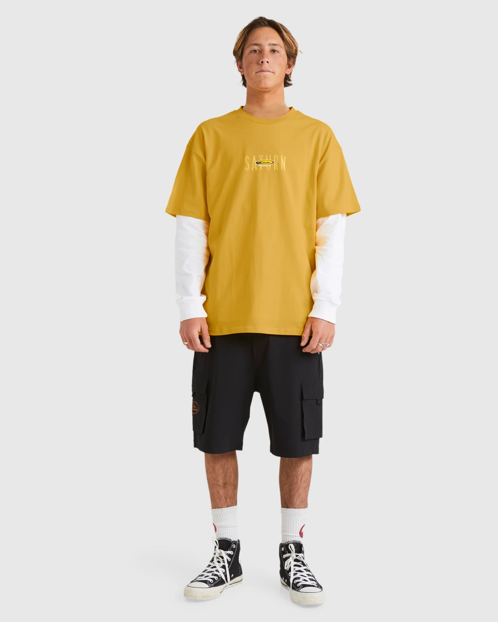 Mens Saturn Oversized T-Shirt - Image 5