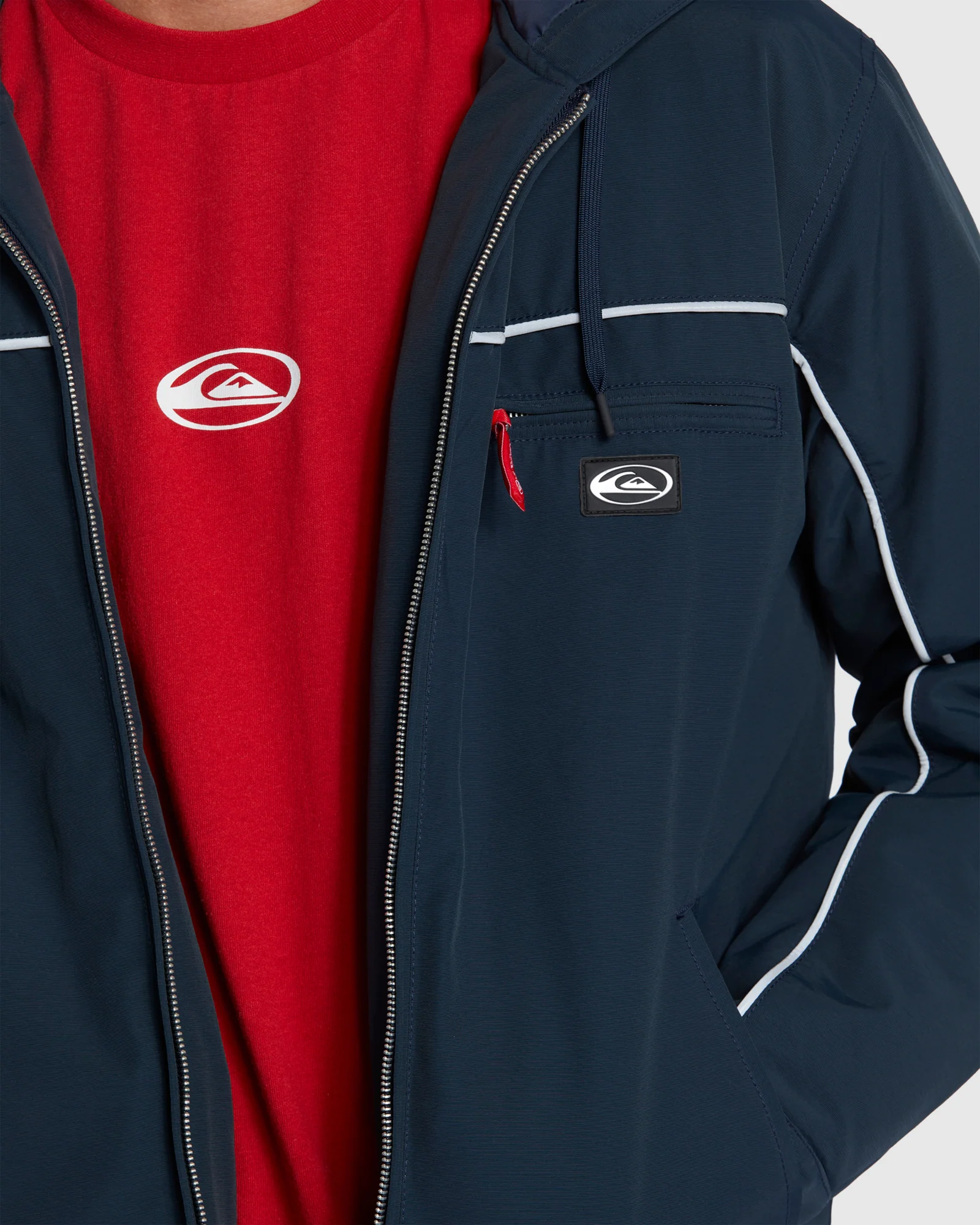Mens Saturn Hood Waterproof Jacket - Image 4