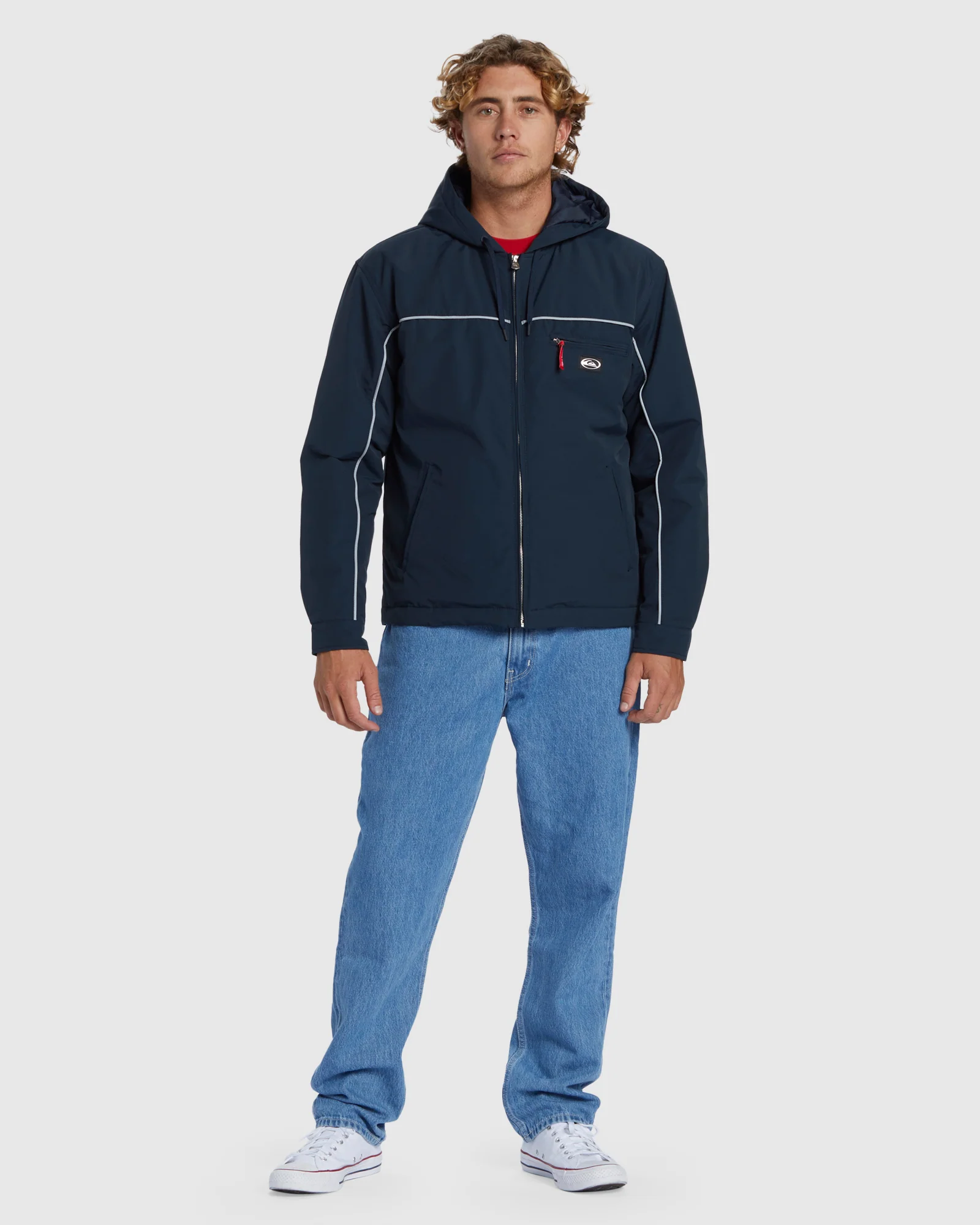 Mens Saturn Hood Waterproof Jacket - Image 5