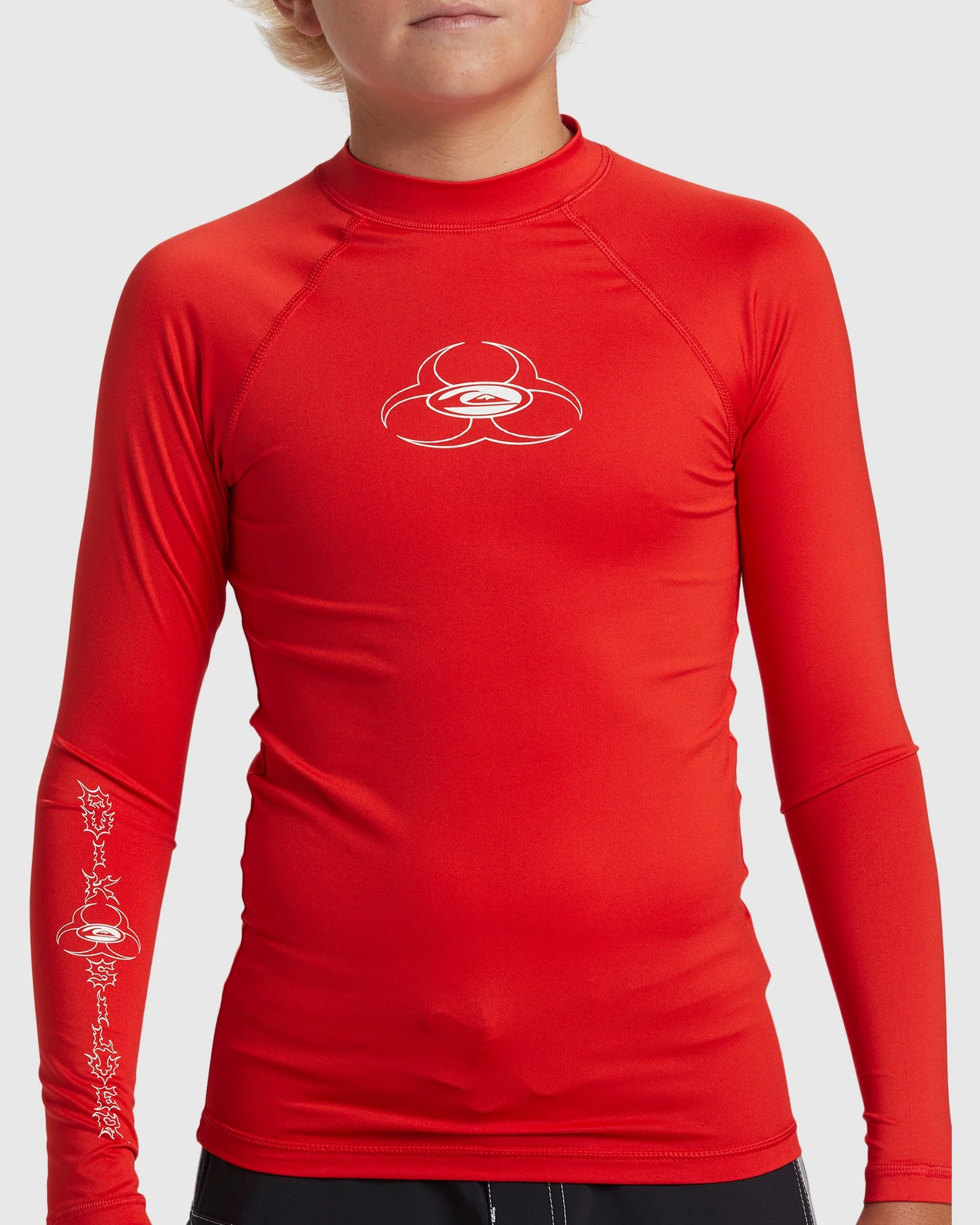 Boys 8-16 Saturn Long Sleeve UPF 50 Surf T-Shirt - Image 4
