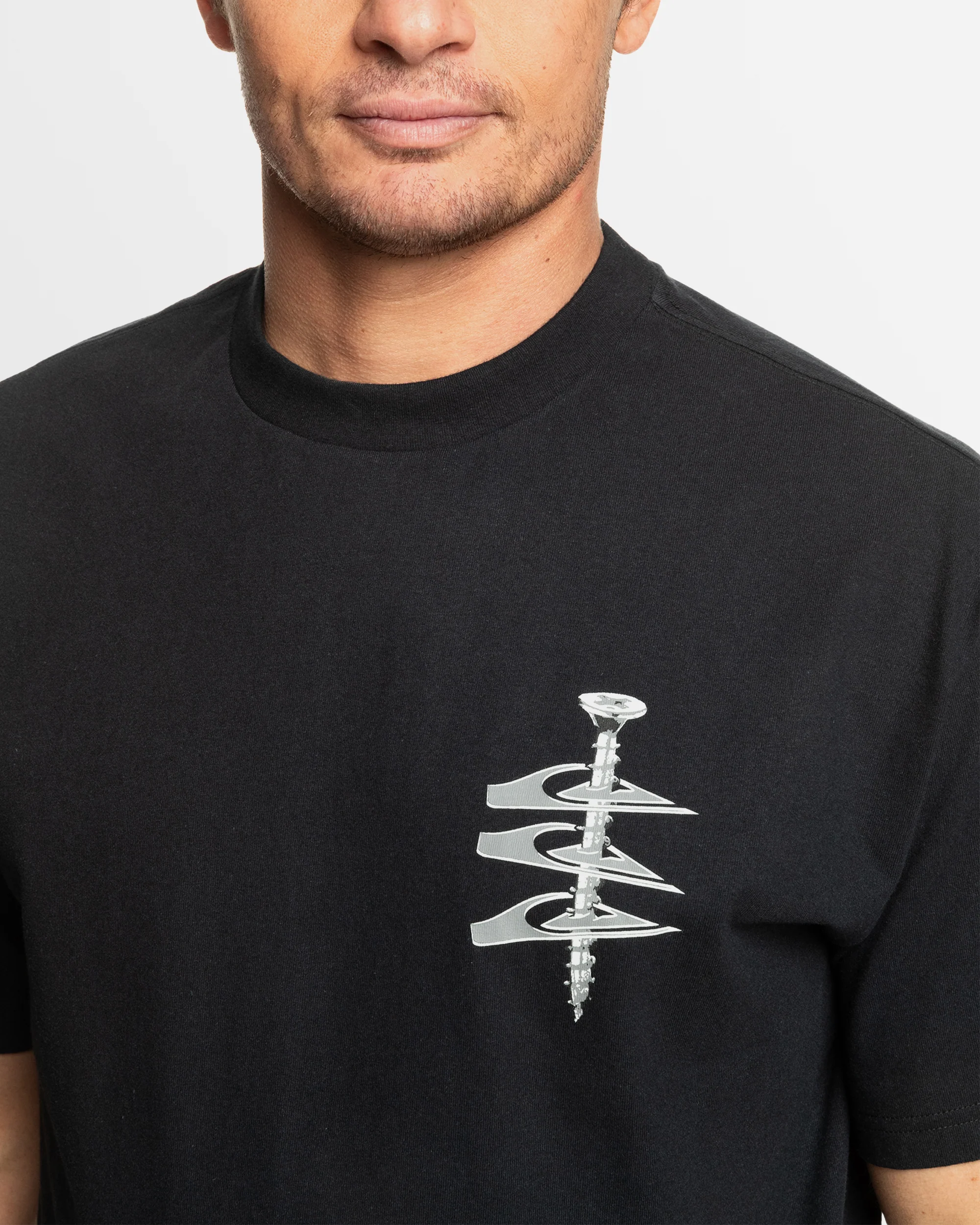 Mens Screw Loose T-Shirt - Image 2