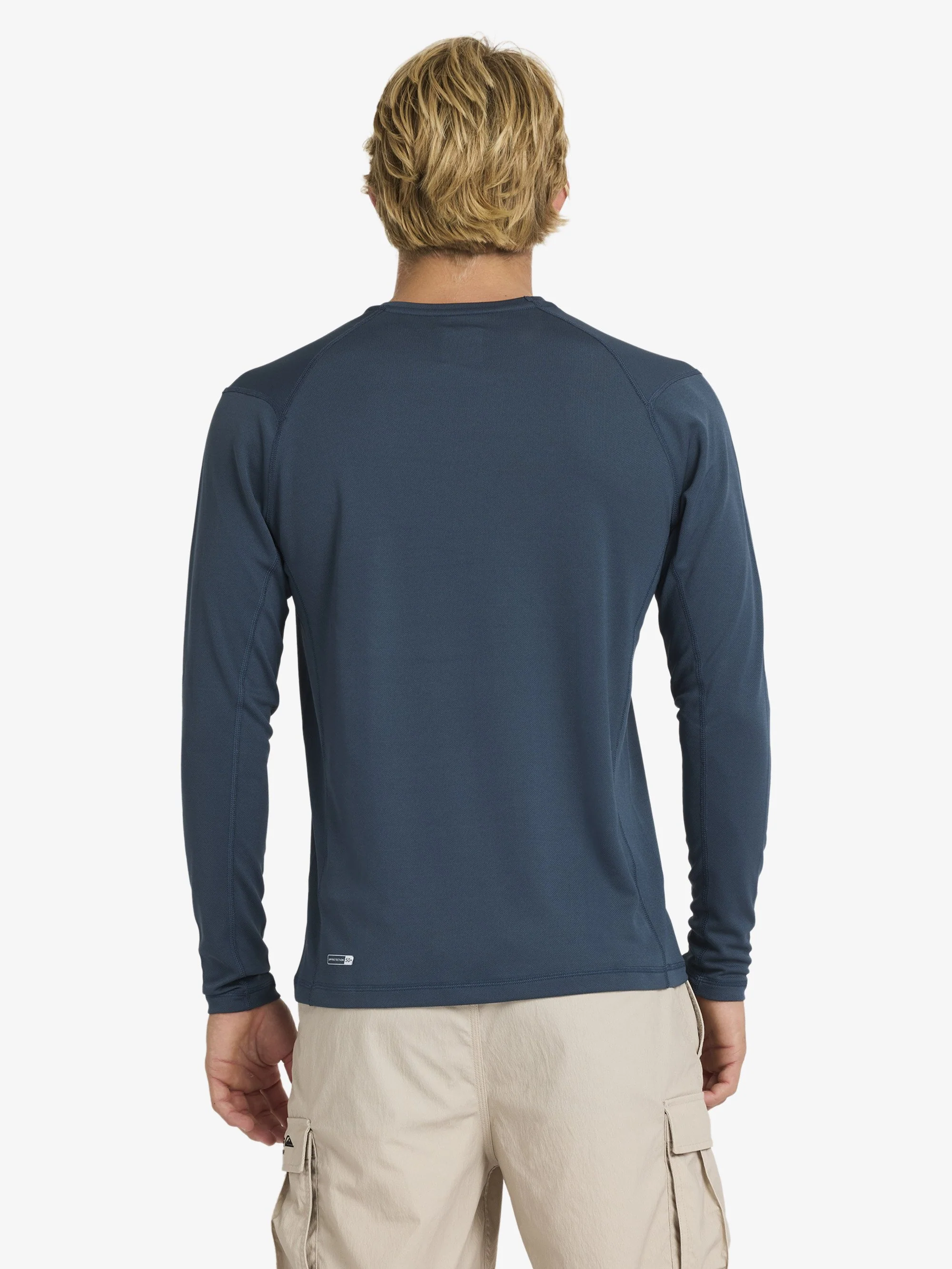 Mens Sea Grass Long Sleeve UPF 50 Rash Vest - Image 2