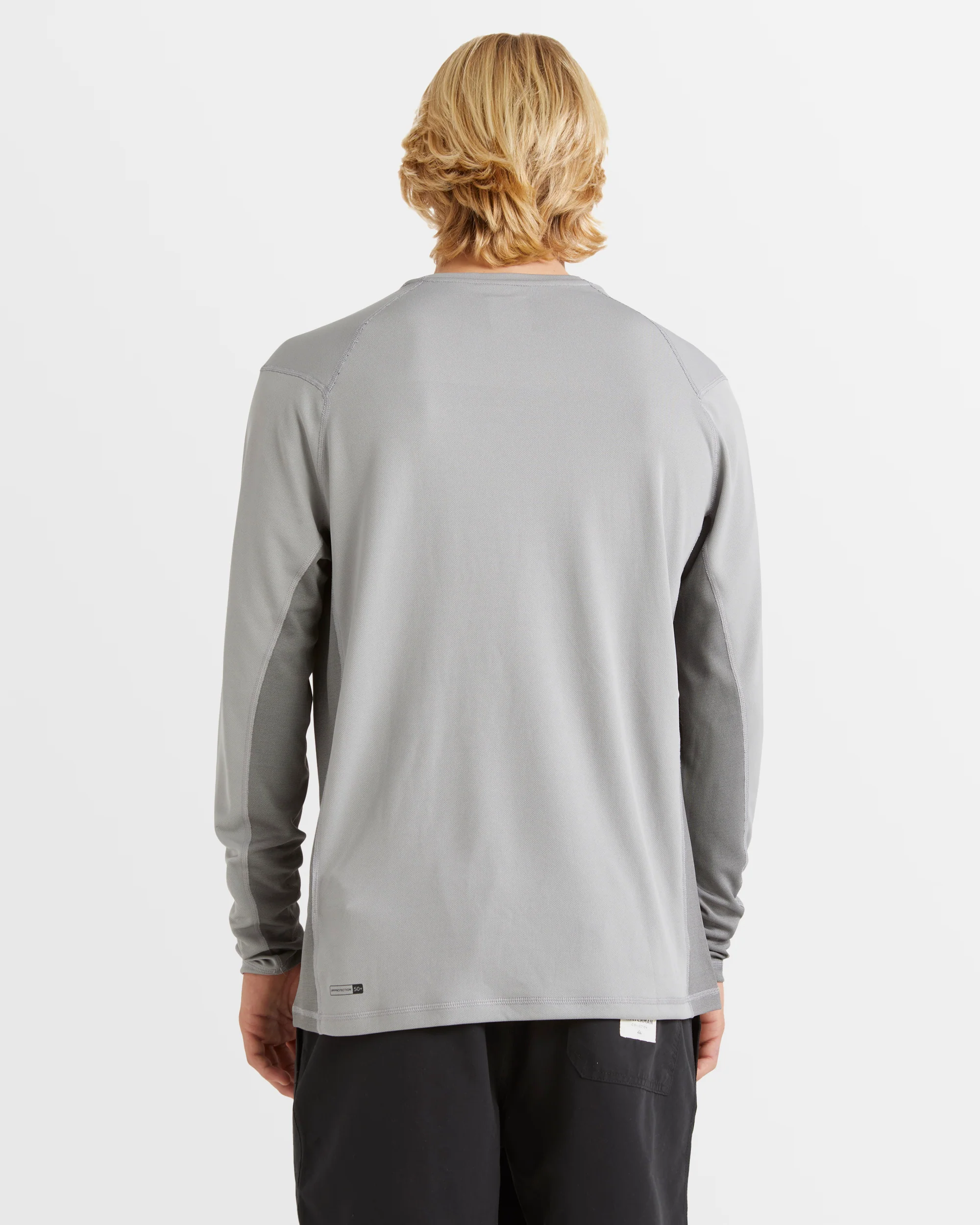 Mens Sea Grass Long Sleeve Upf 50 Surf T-Shirt - Image 3