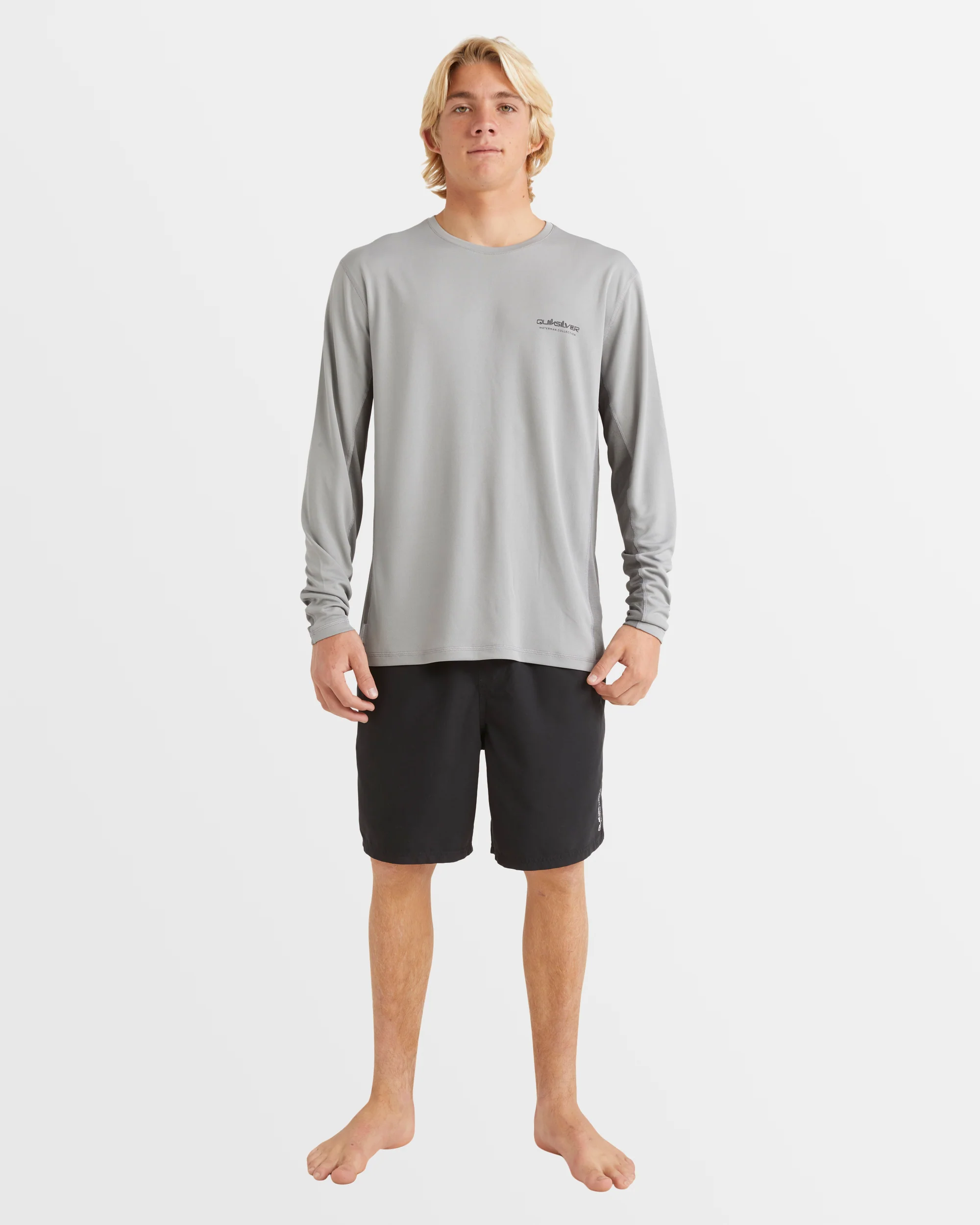 Mens Sea Grass Long Sleeve Upf 50 Surf T-Shirt - Image 5