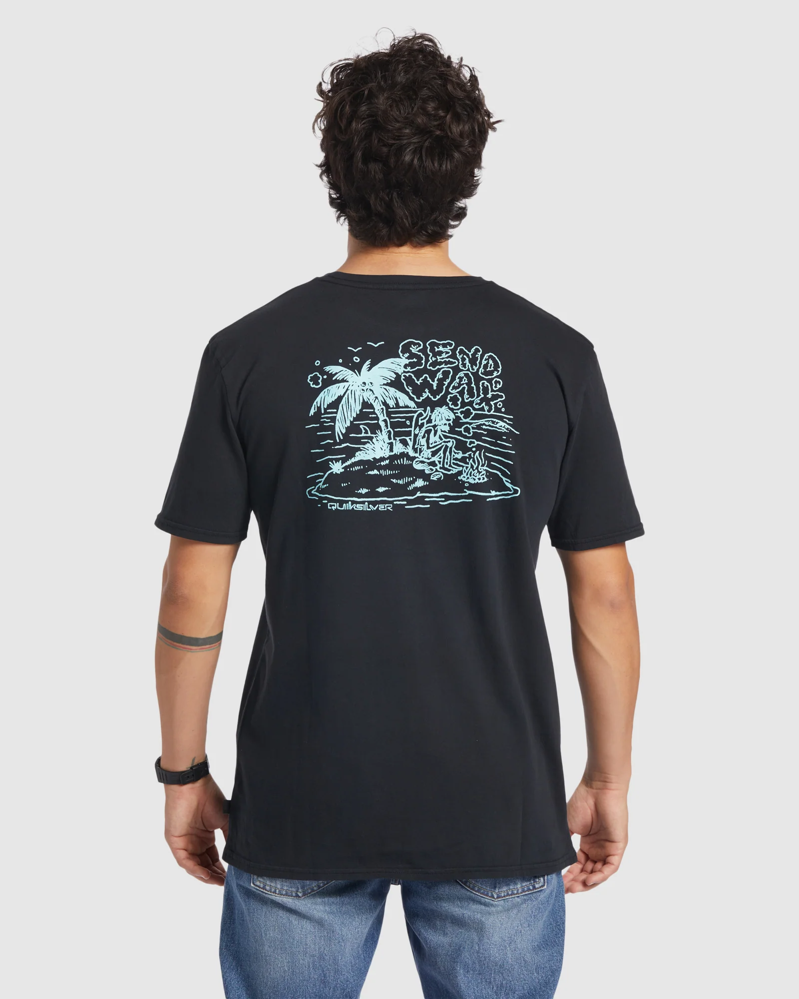 Mens Send Wax T-Shirt - Image 3