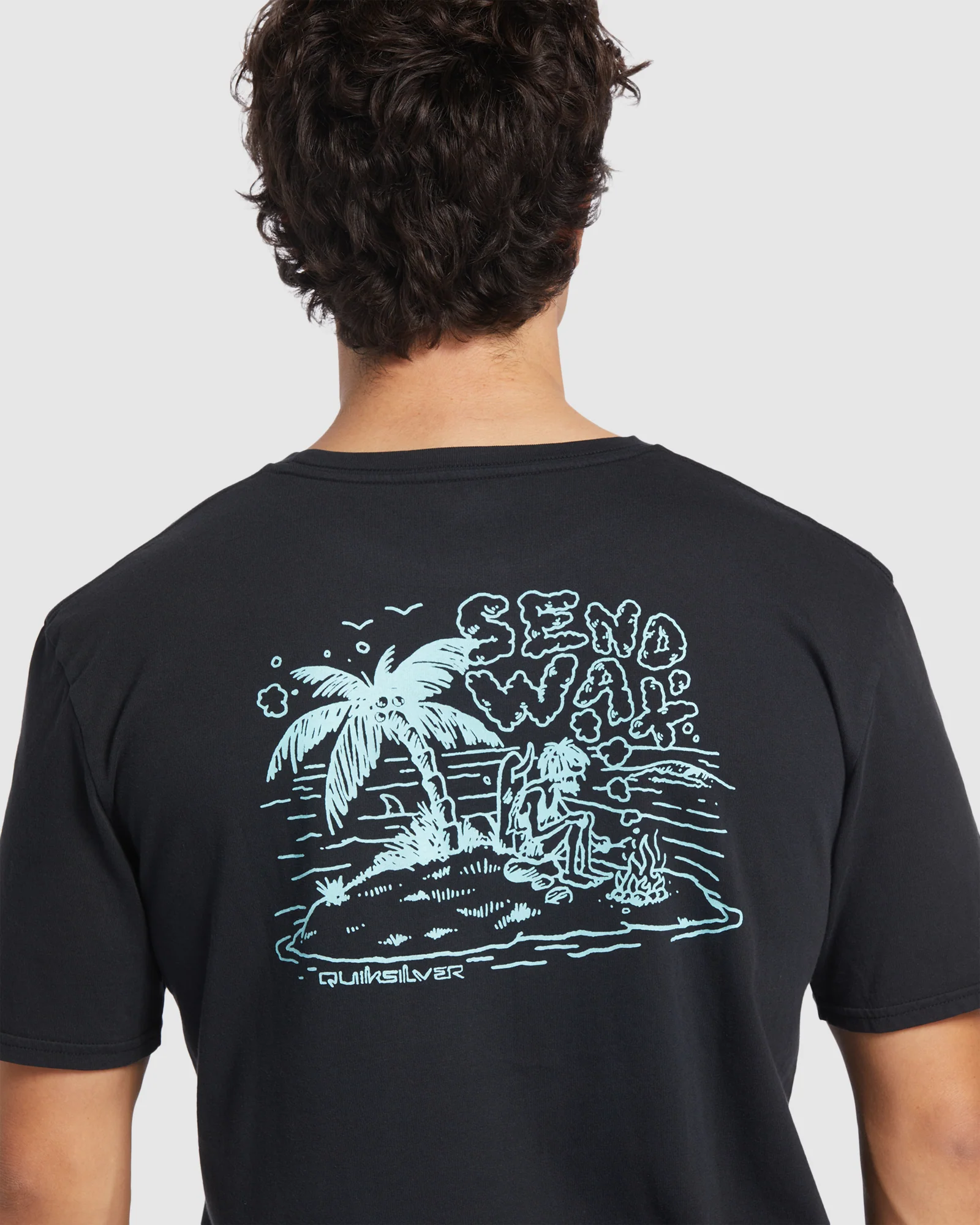 Mens Send Wax T-Shirt - Image 4