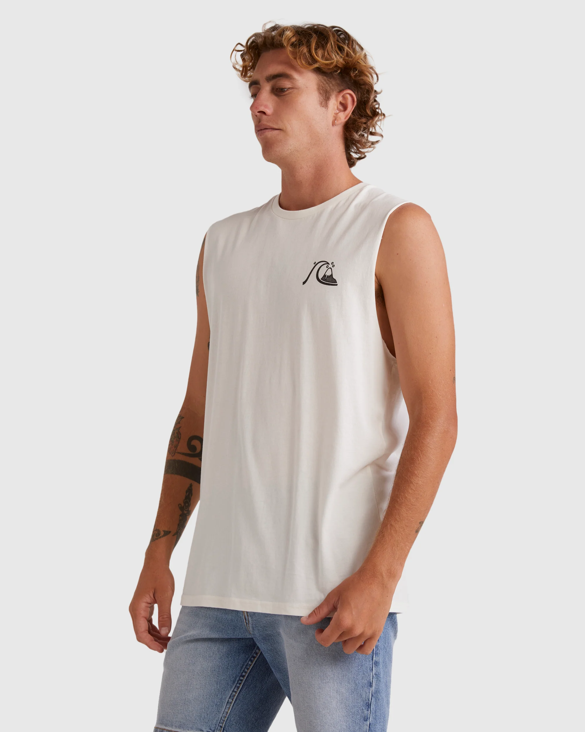 Mens Send Wax Sleeveless Muscle T-Shirt - Image 2