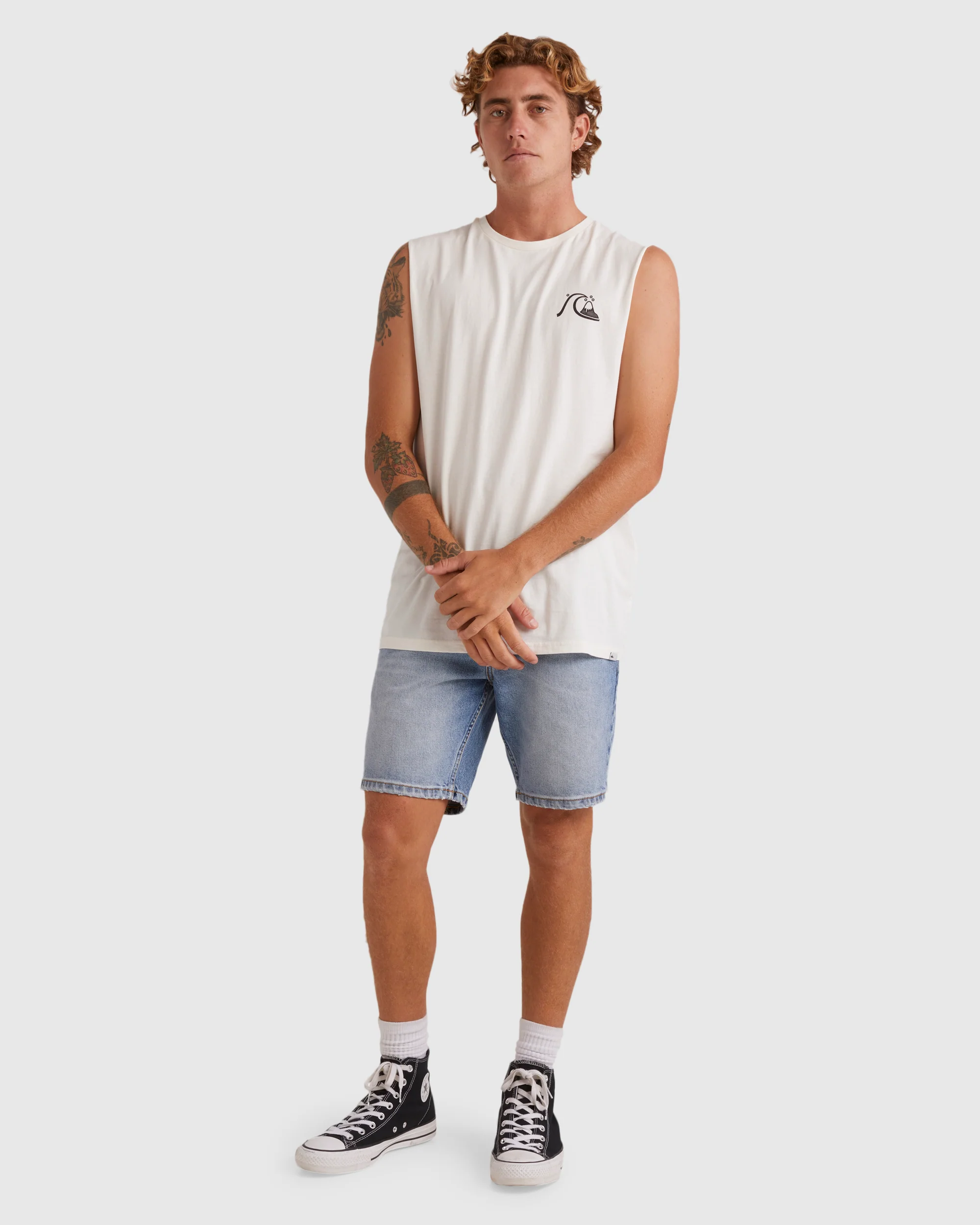 Mens Send Wax Sleeveless Muscle T-Shirt - Image 5