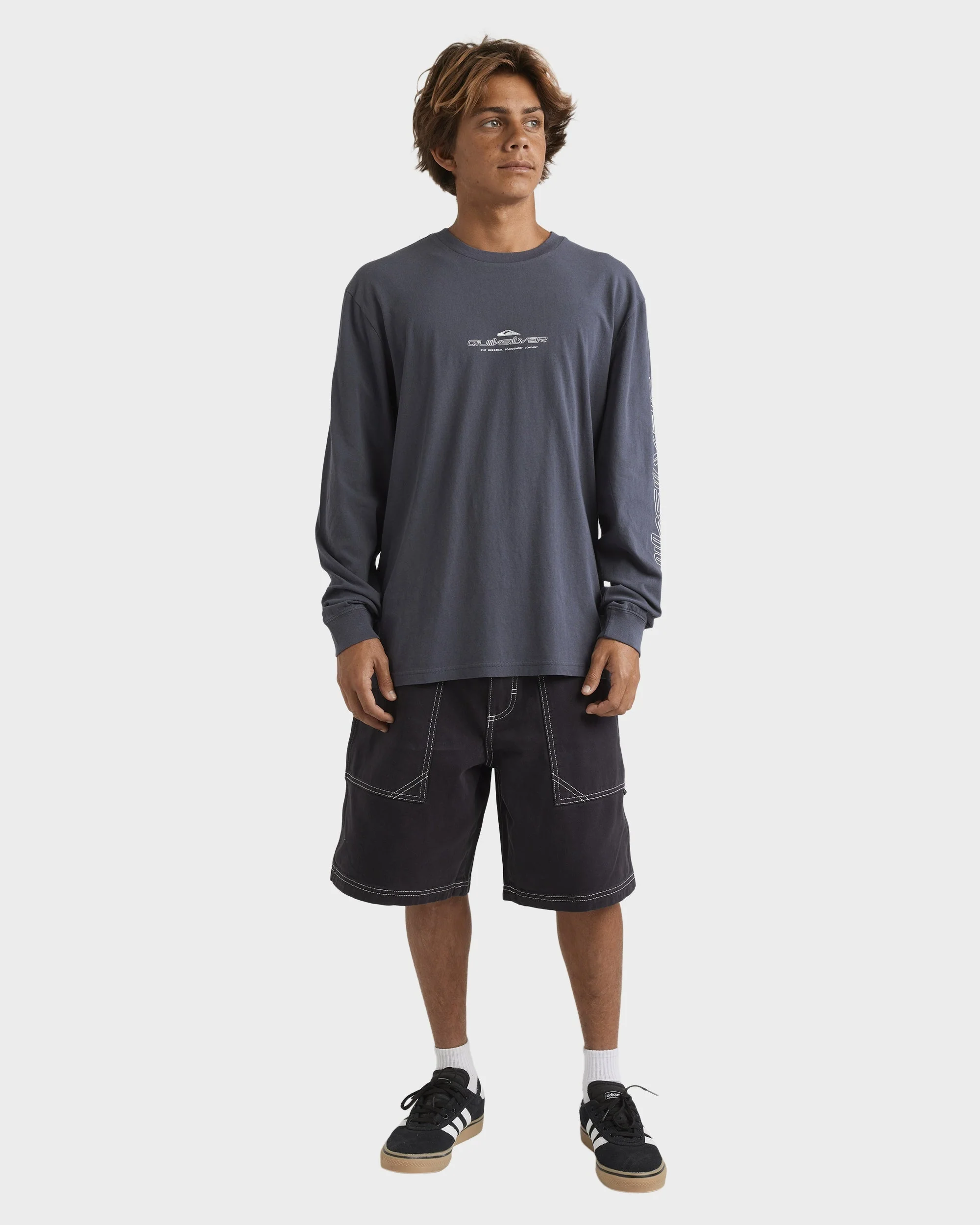 Mens Shadow Line Long Sleeve T-Shirt - Image 7