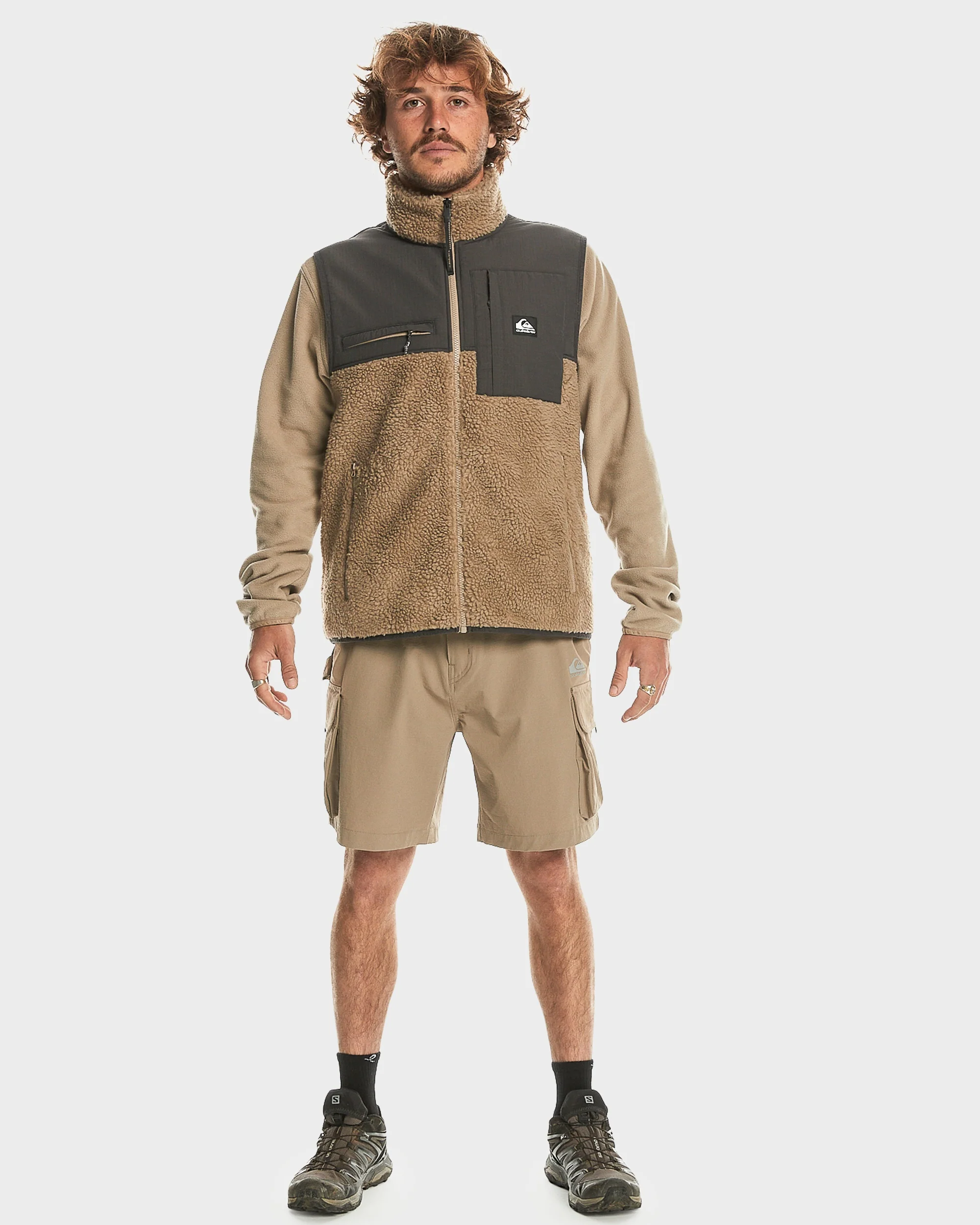 Mens Shallow Water Zip-Up Fleece Vest - Image 3