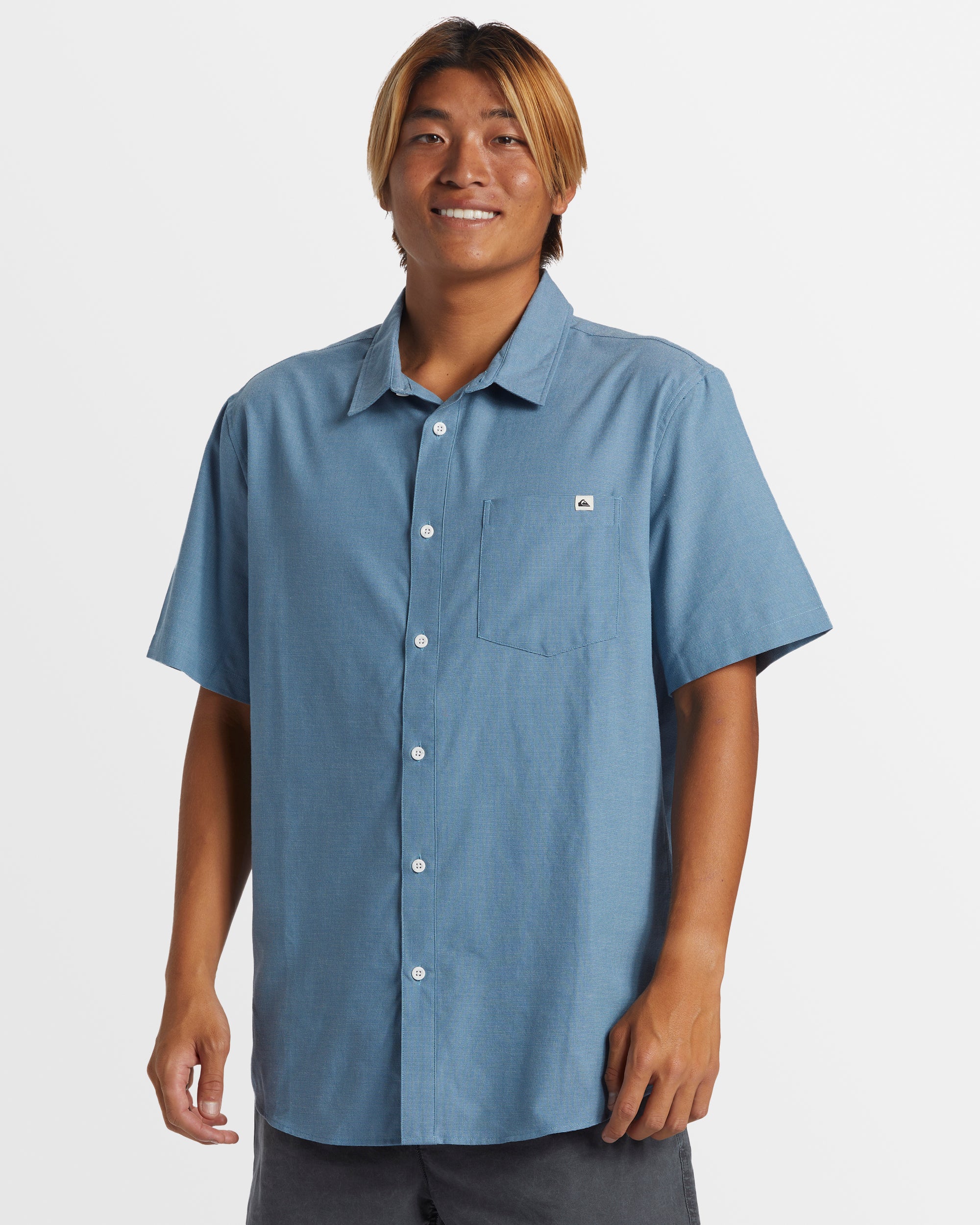 Mens Shoreline Classic Short Sleeve Woven Shirt - Image 2