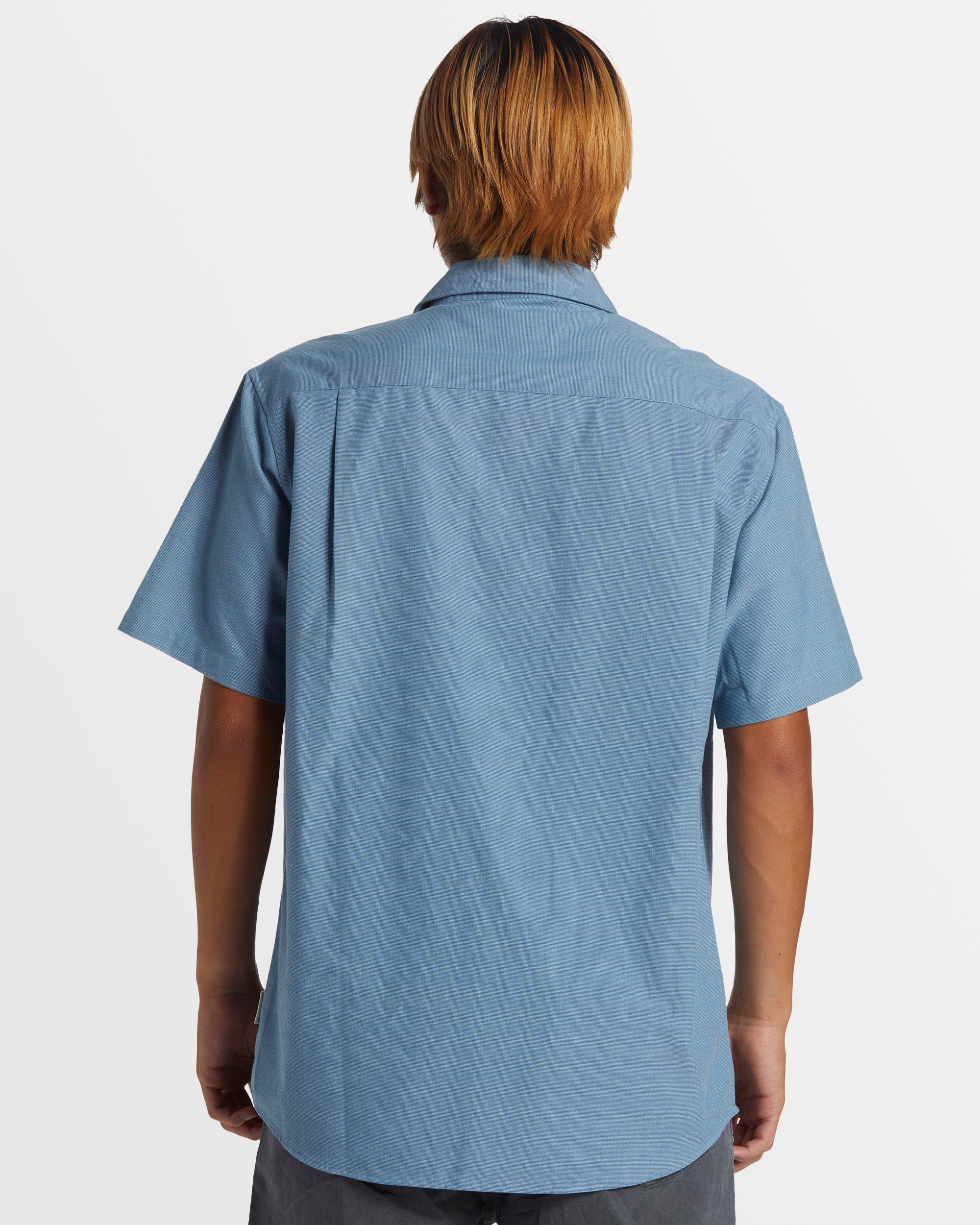 Mens Shoreline Classic Short Sleeve Woven Shirt - Image 4
