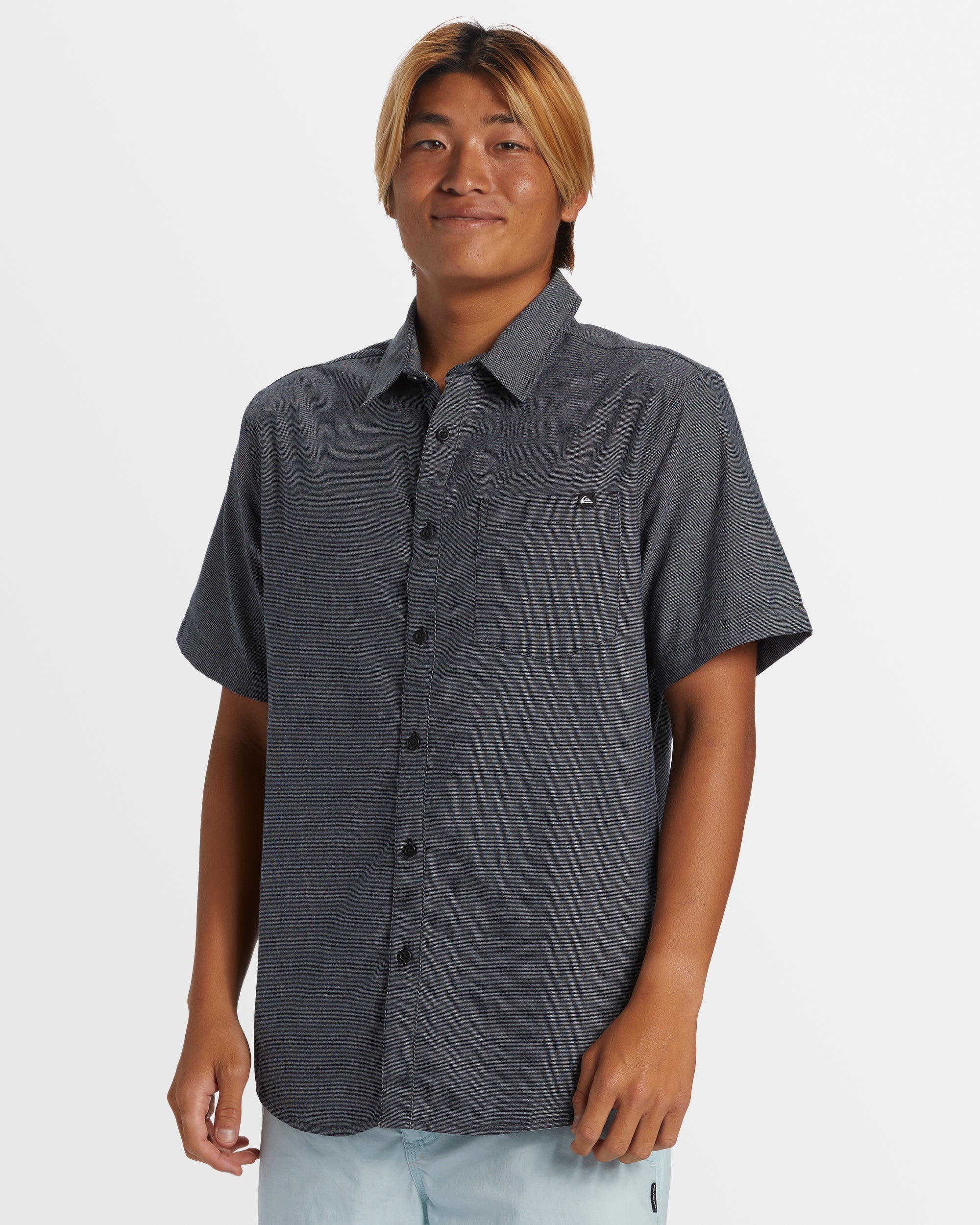 Mens Shoreline Classic Short Sleeve Woven Shirt - Image 2