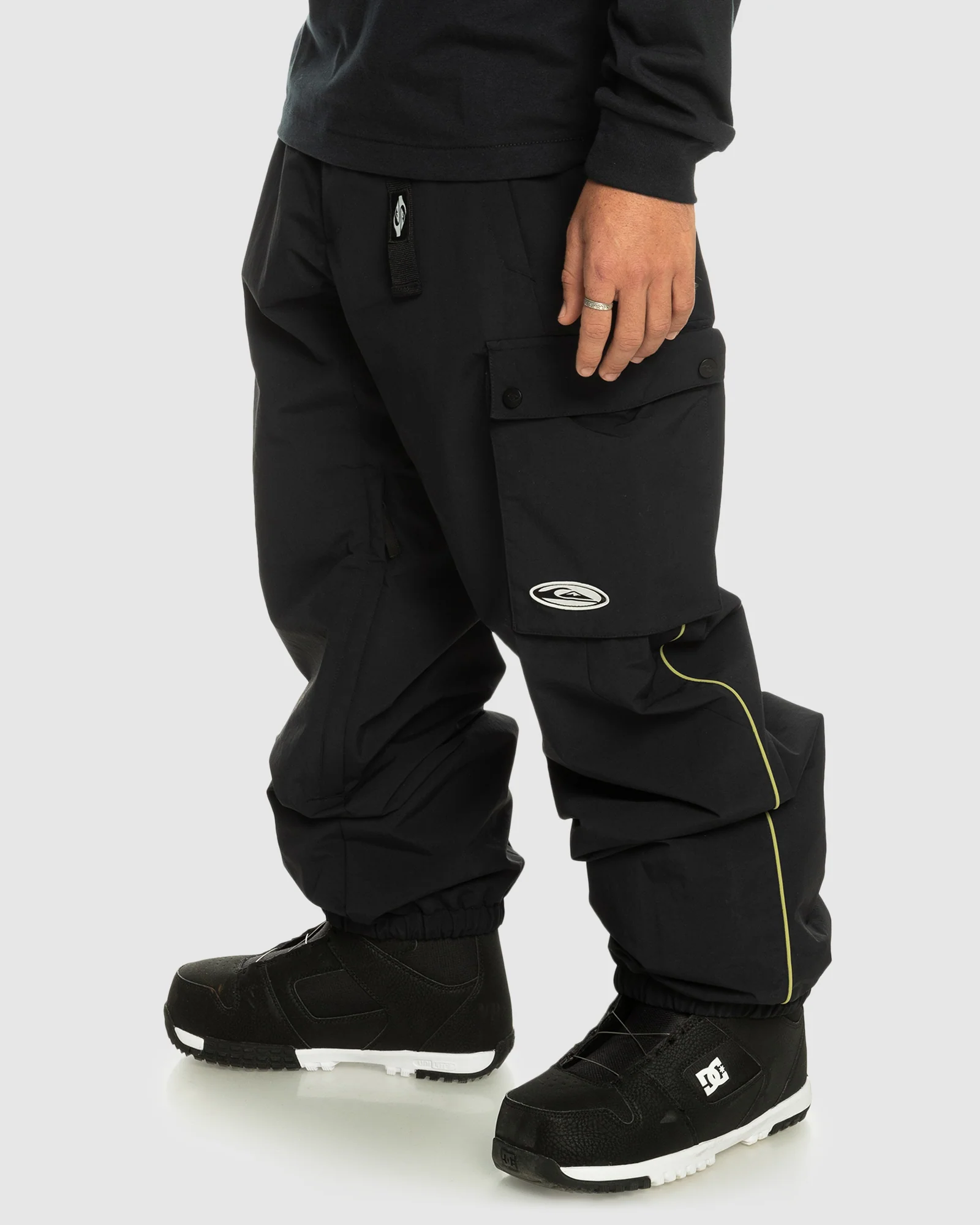 Mens Snow Down Cargo Technical Snow Pants - Image 2
