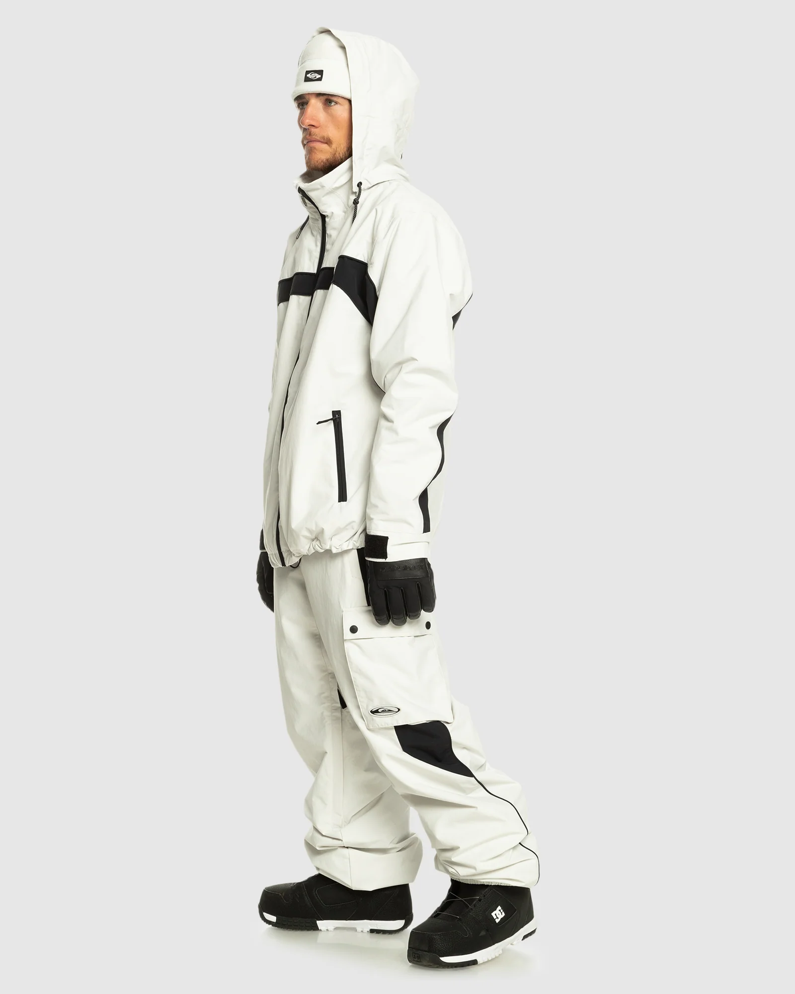Mens Snow Down Cargo Technical Snow Pants - Image 5