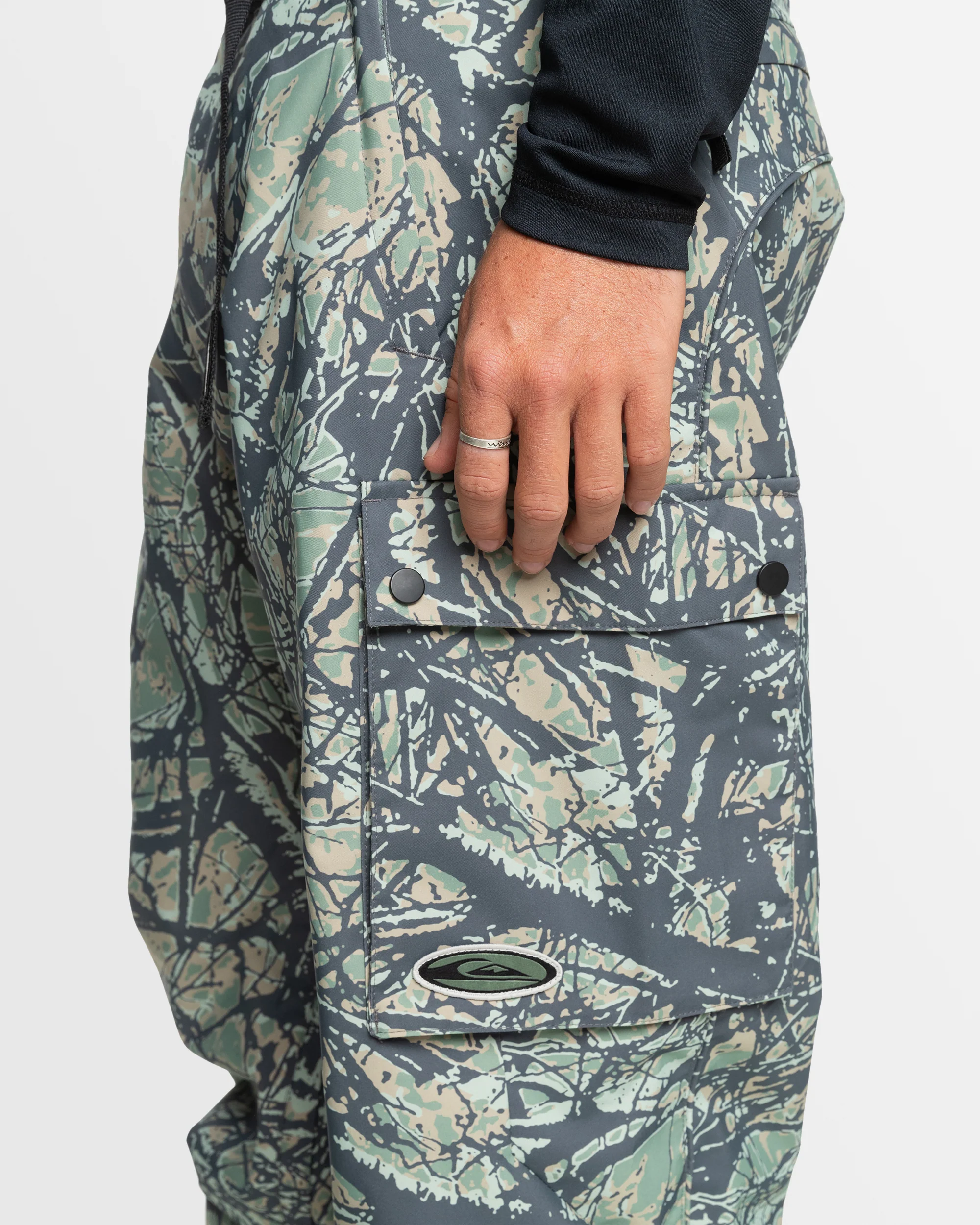 Mens Snow Down Snow Pants - Image 7