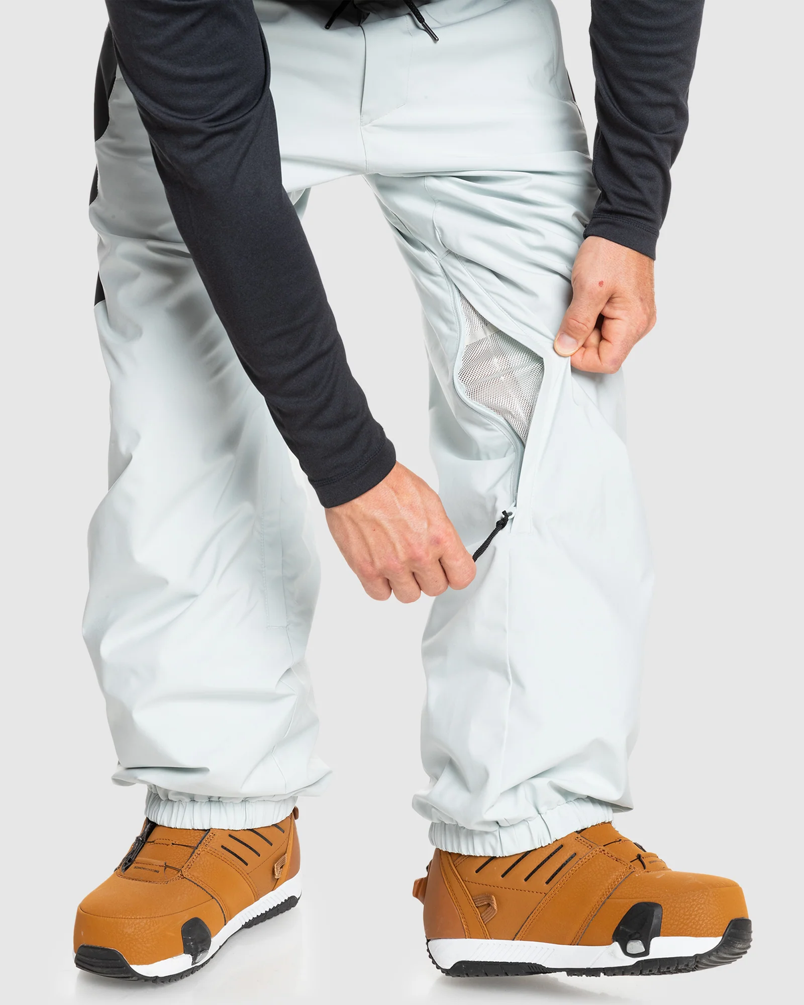 Mens Snow Down Snow Pants - Image 4