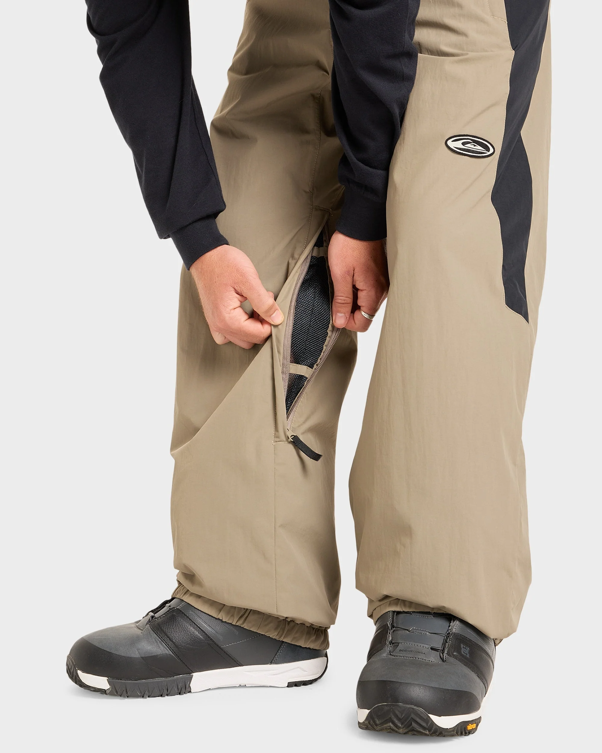 Mens Snow Down Snow Pants - Image 4