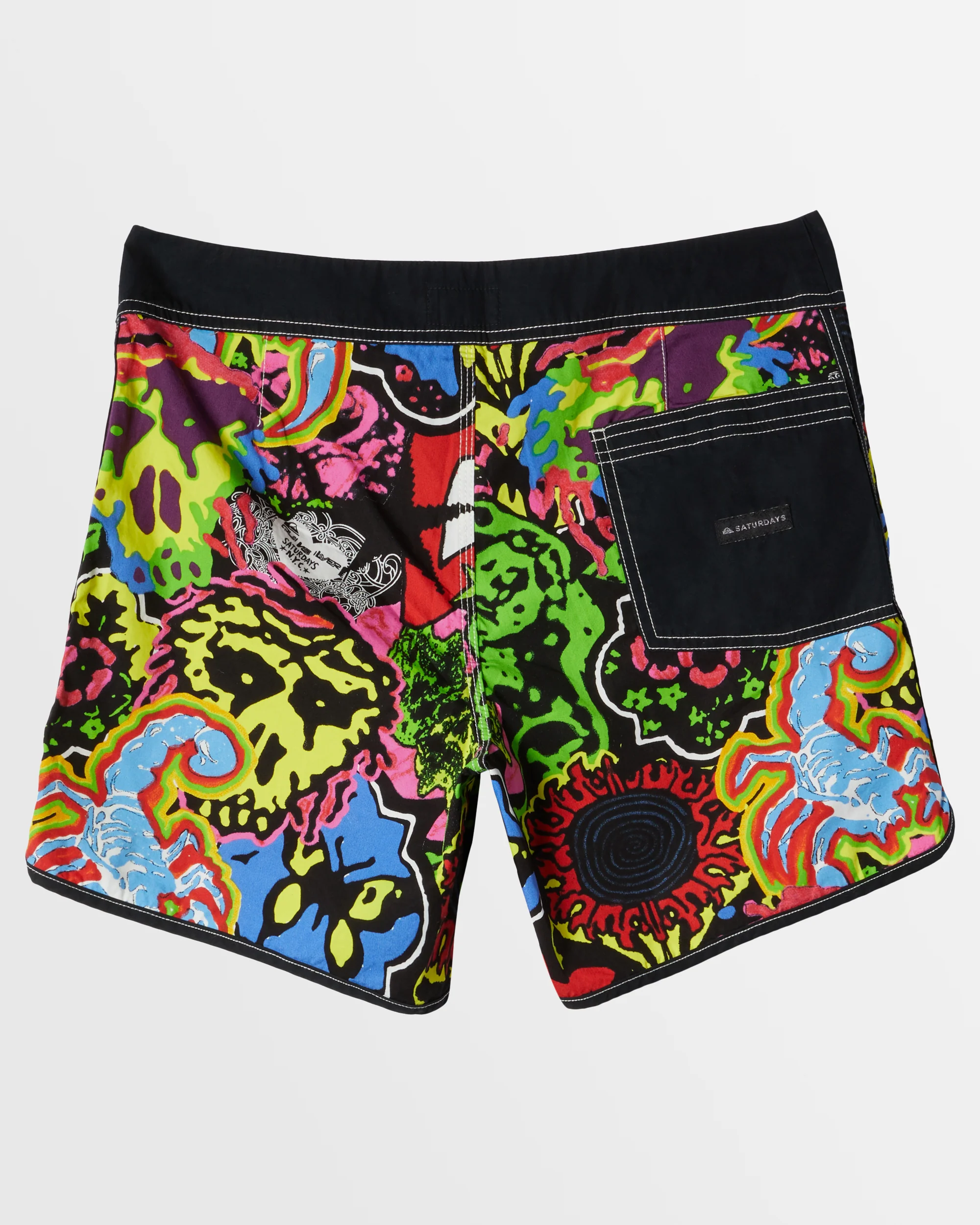 Mens Snyc Original Scallop 16" Boardshorts - Image 2